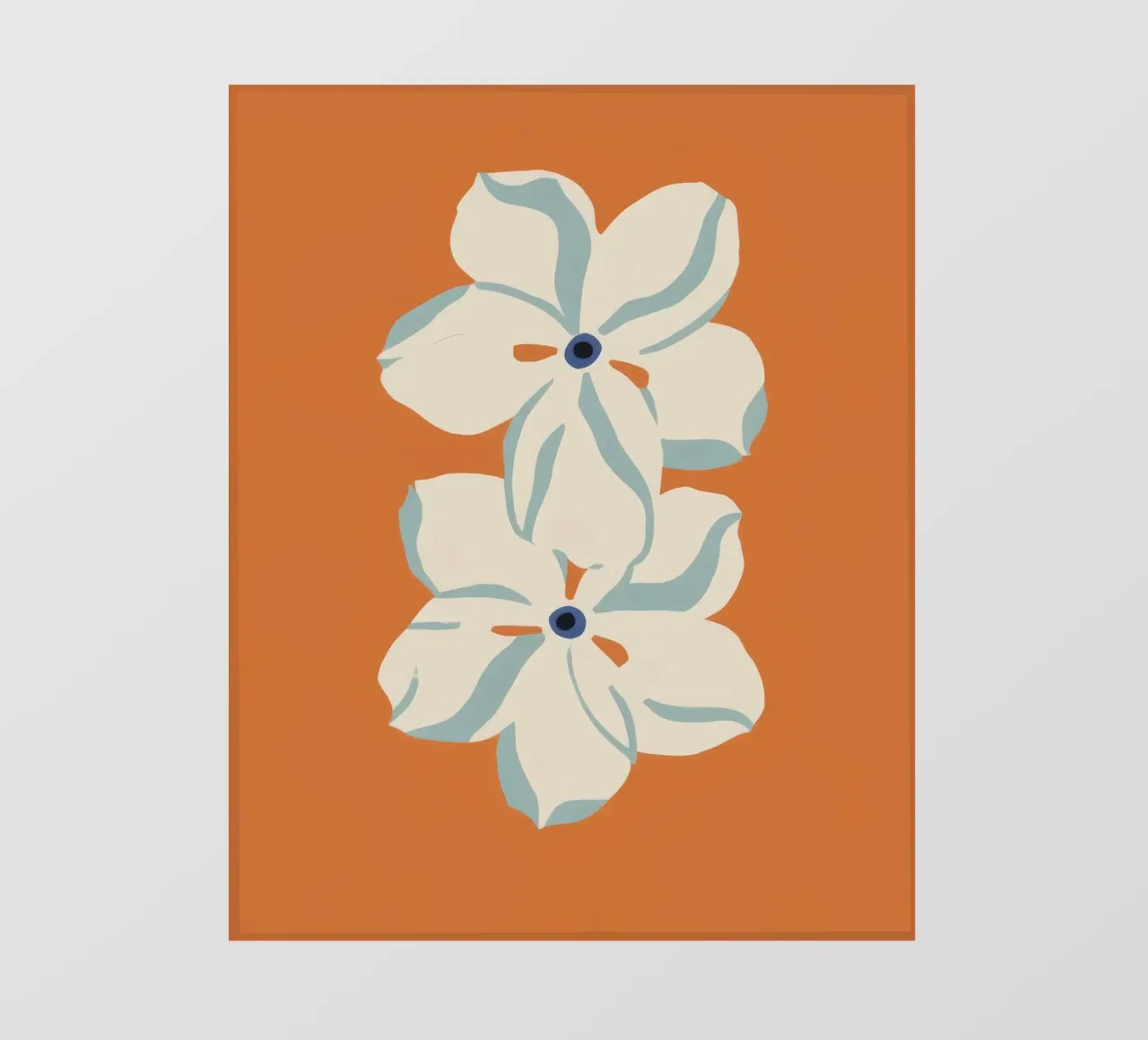 Terracotta Bloom Sprig pellicola backlit da Moonlite Desire