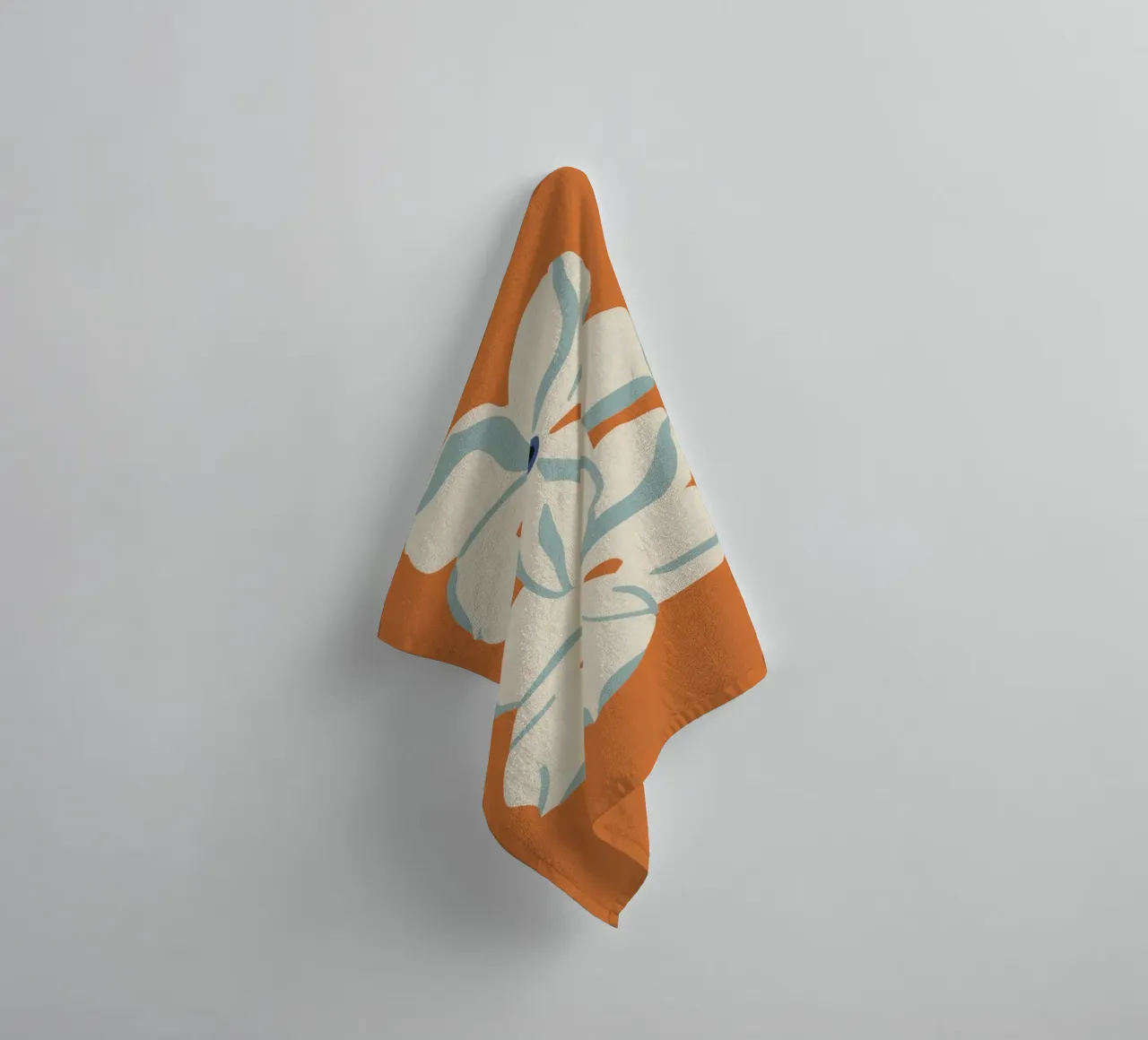 Terracotta Bloom Sprig asciugamano da bagno da Moonlite Desire