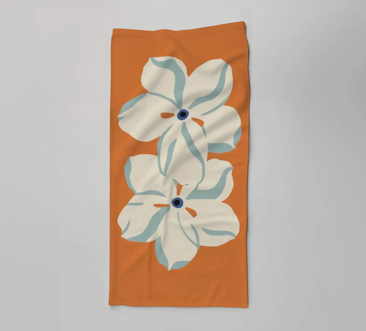 Terracotta Bloom Sprig asciugamano da bagno da Moonlite Desire