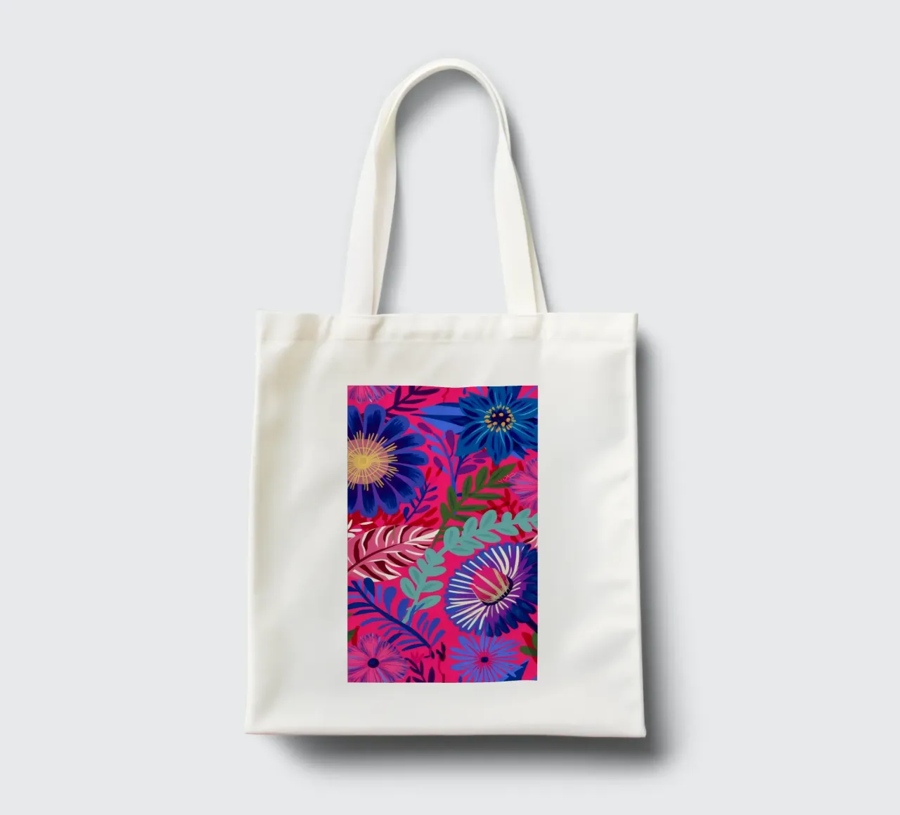 Indigo Leaf Cascade borsa in juta da Grande Serene