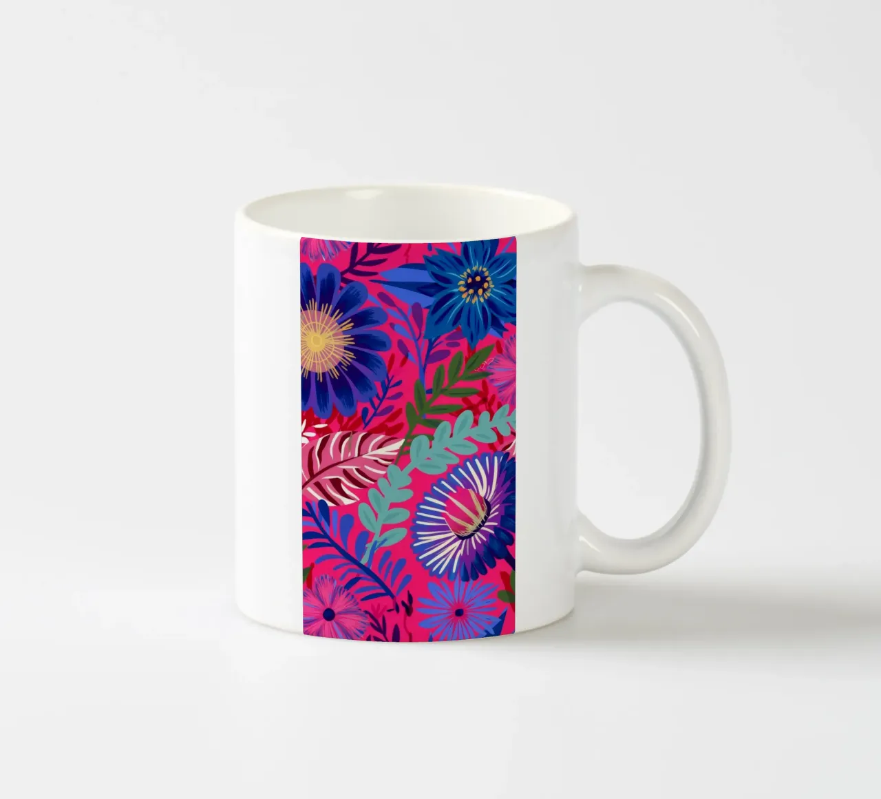 Indigo Leaf Cascade tazza in ceramica da Grande Serene
