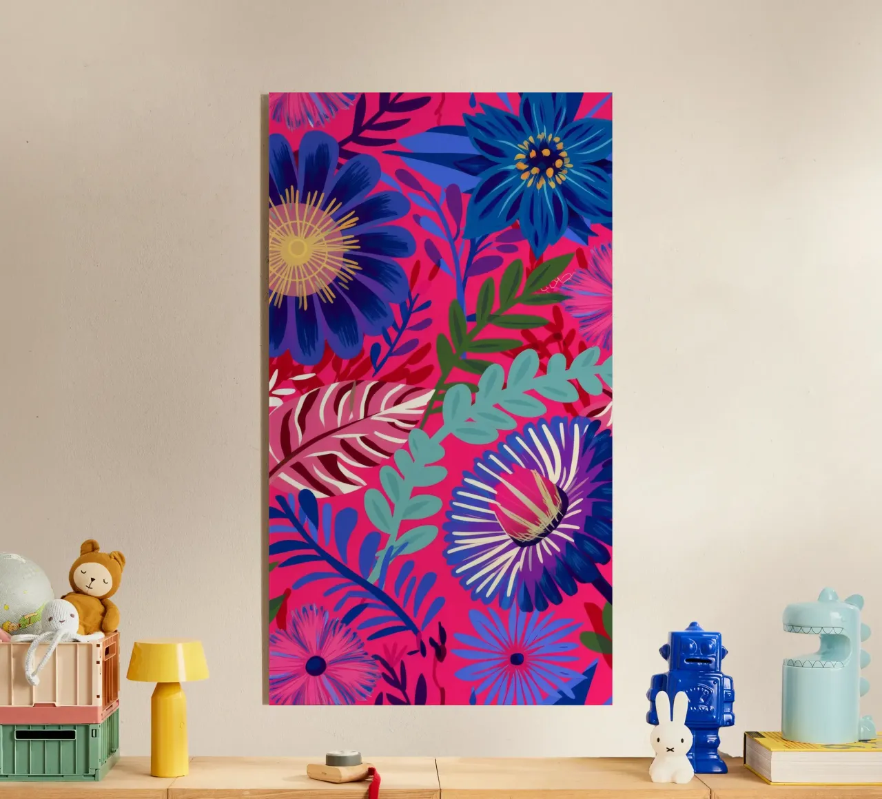 Indigo Leaf Cascade plexiglass da Grande Serene