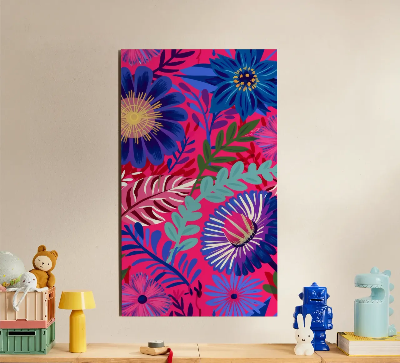 Indigo Leaf Cascade alluminio dibond da Grande Serene