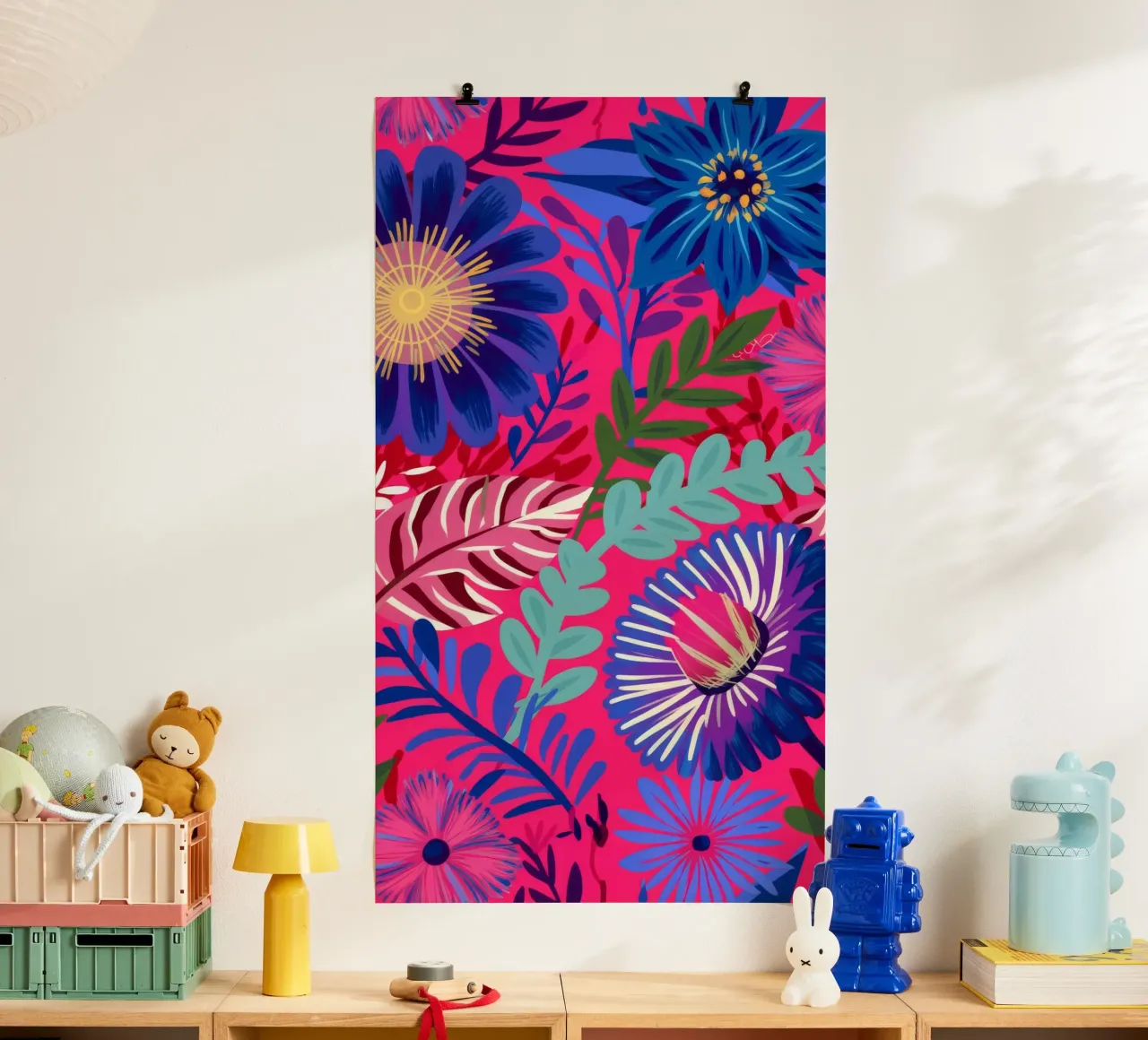 Indigo Leaf Cascade poster da Grande Serene