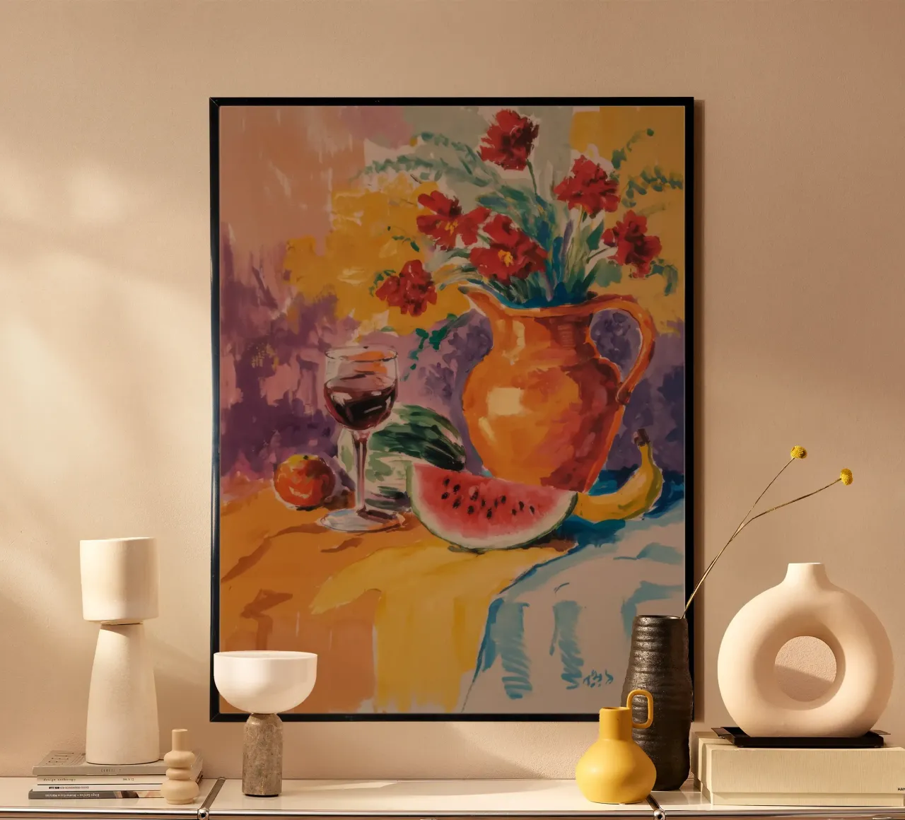 Cremisi floreale poster da Radiance Landscape