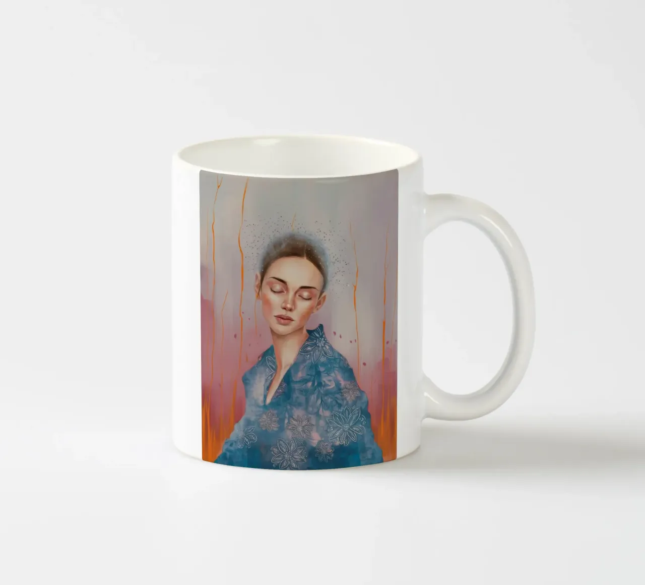 Garze pastello per la contemplazione tazza in ceramica da Vivid Reverie