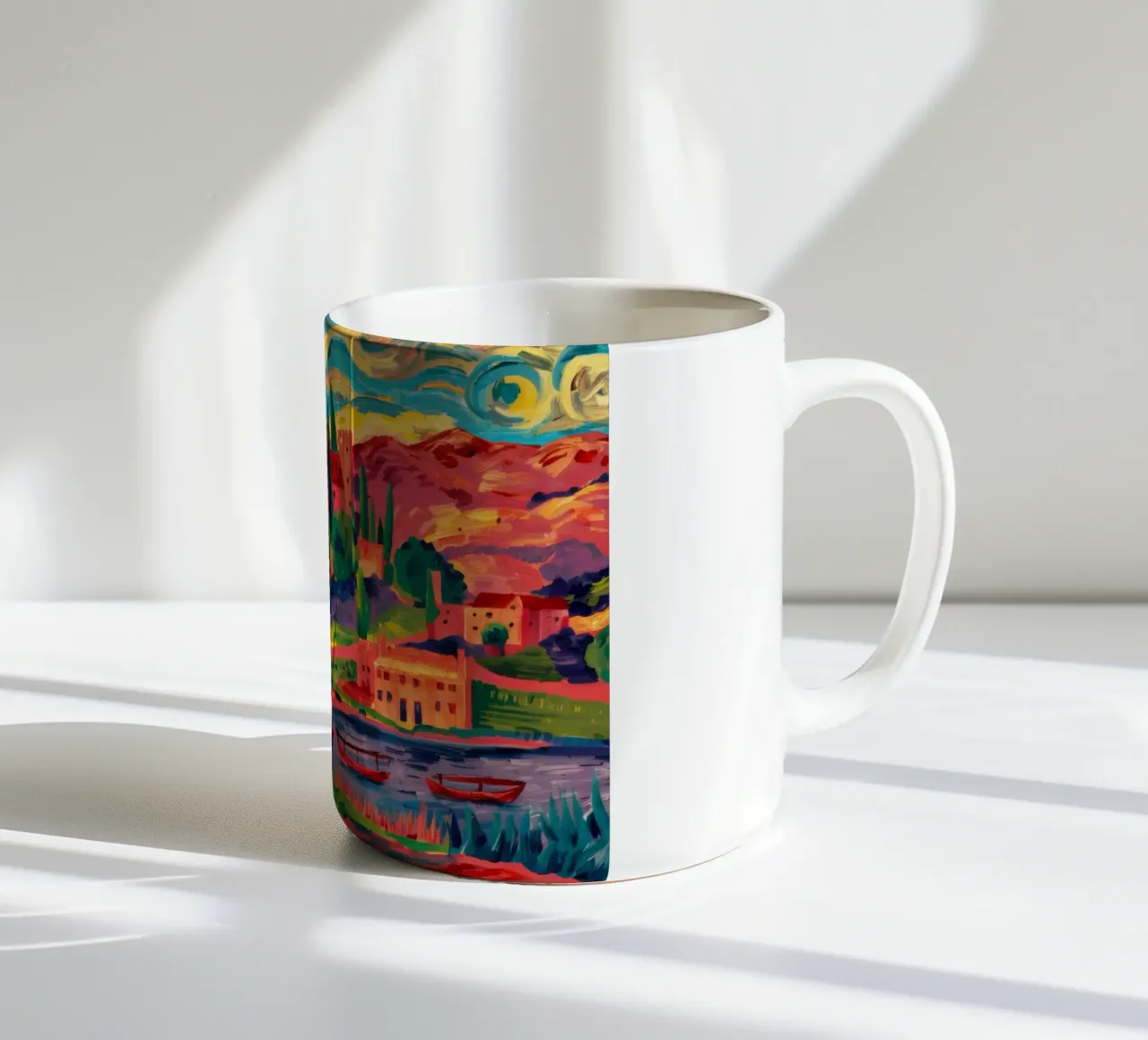Citadel's Sunset Hues ceramic mug by Lush Essence