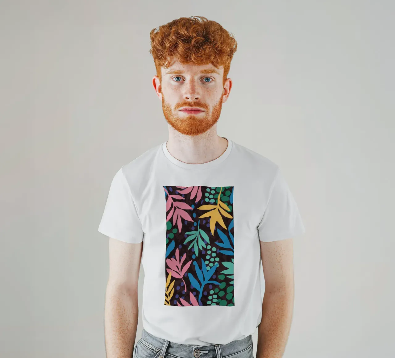 Retro Leaf Cadence t-shirt by Grande Serene