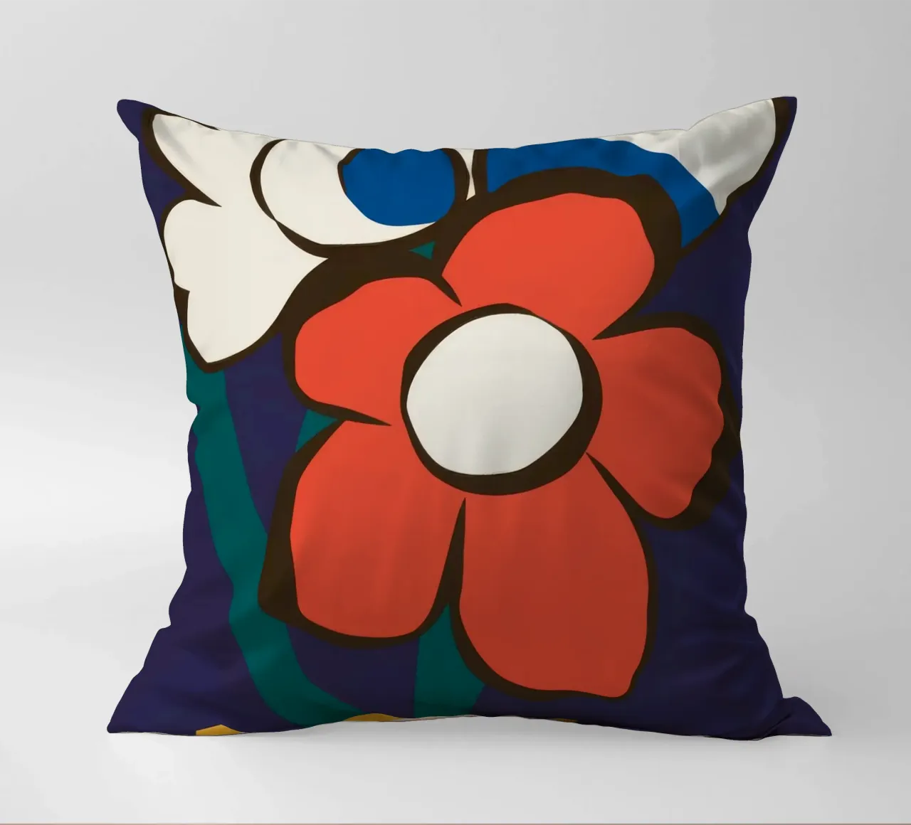 Forma floreale decostruita cuscino da Moonlite Desire