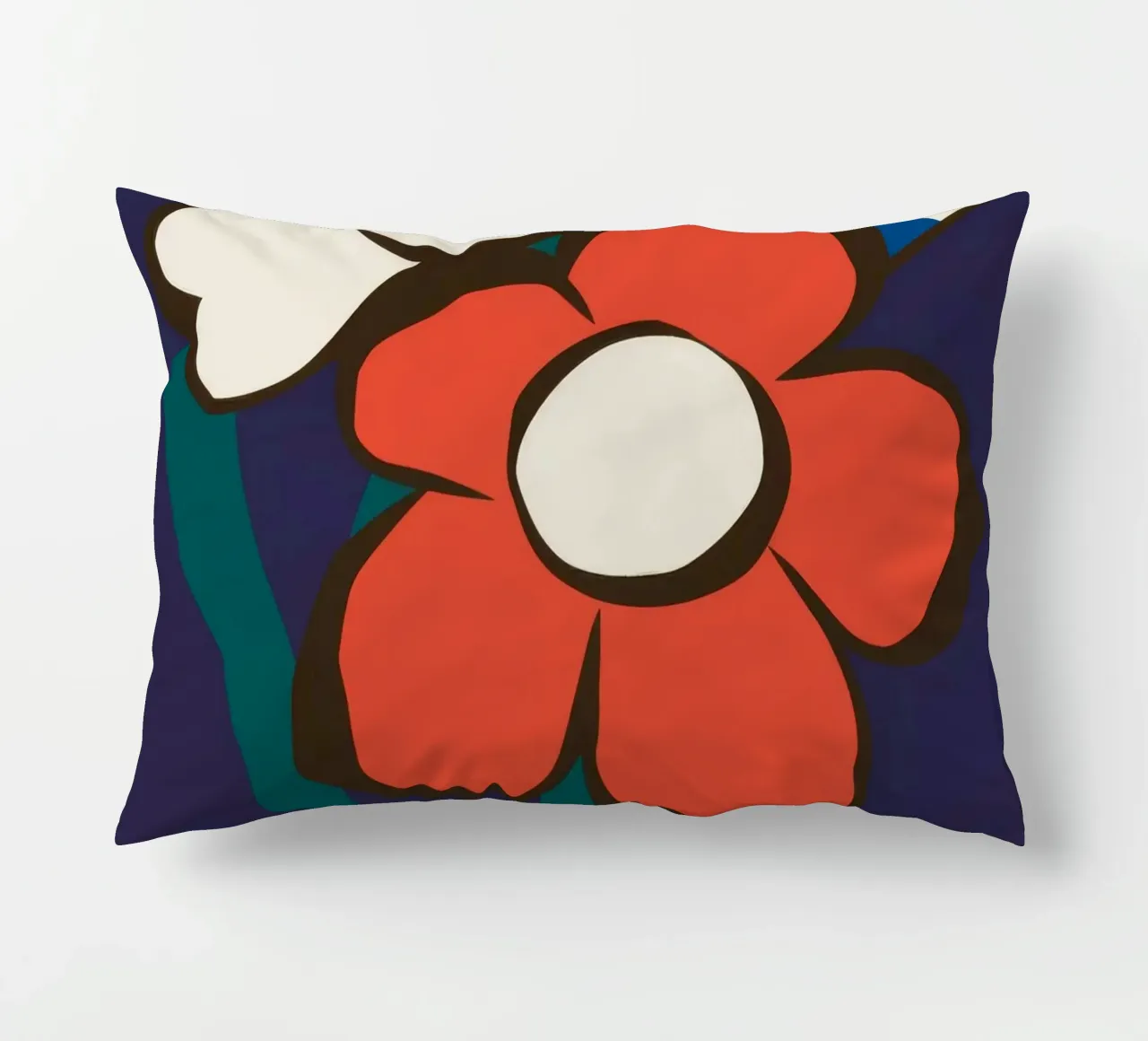 Forma floreale decostruita cuscino da Moonlite Desire