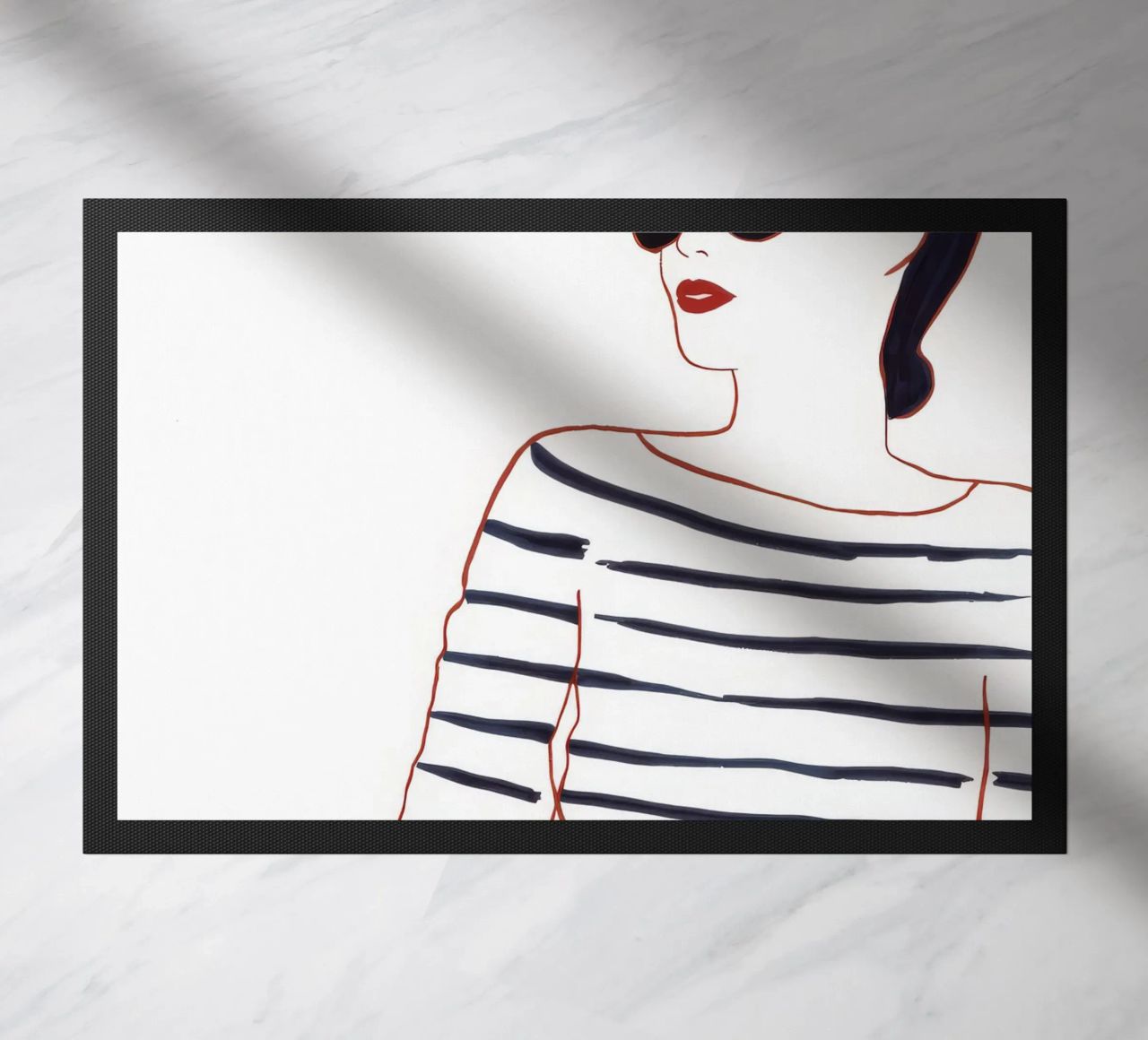 Camicia a righe Caffè zerbino da Lumie Layers