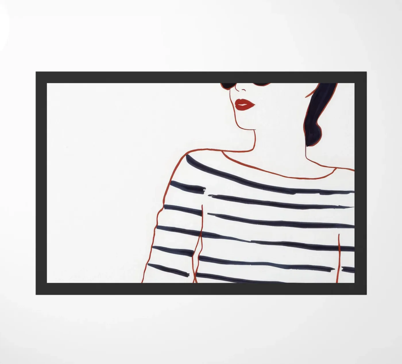 Camicia a righe Caffè zerbino da Lumie Layers
