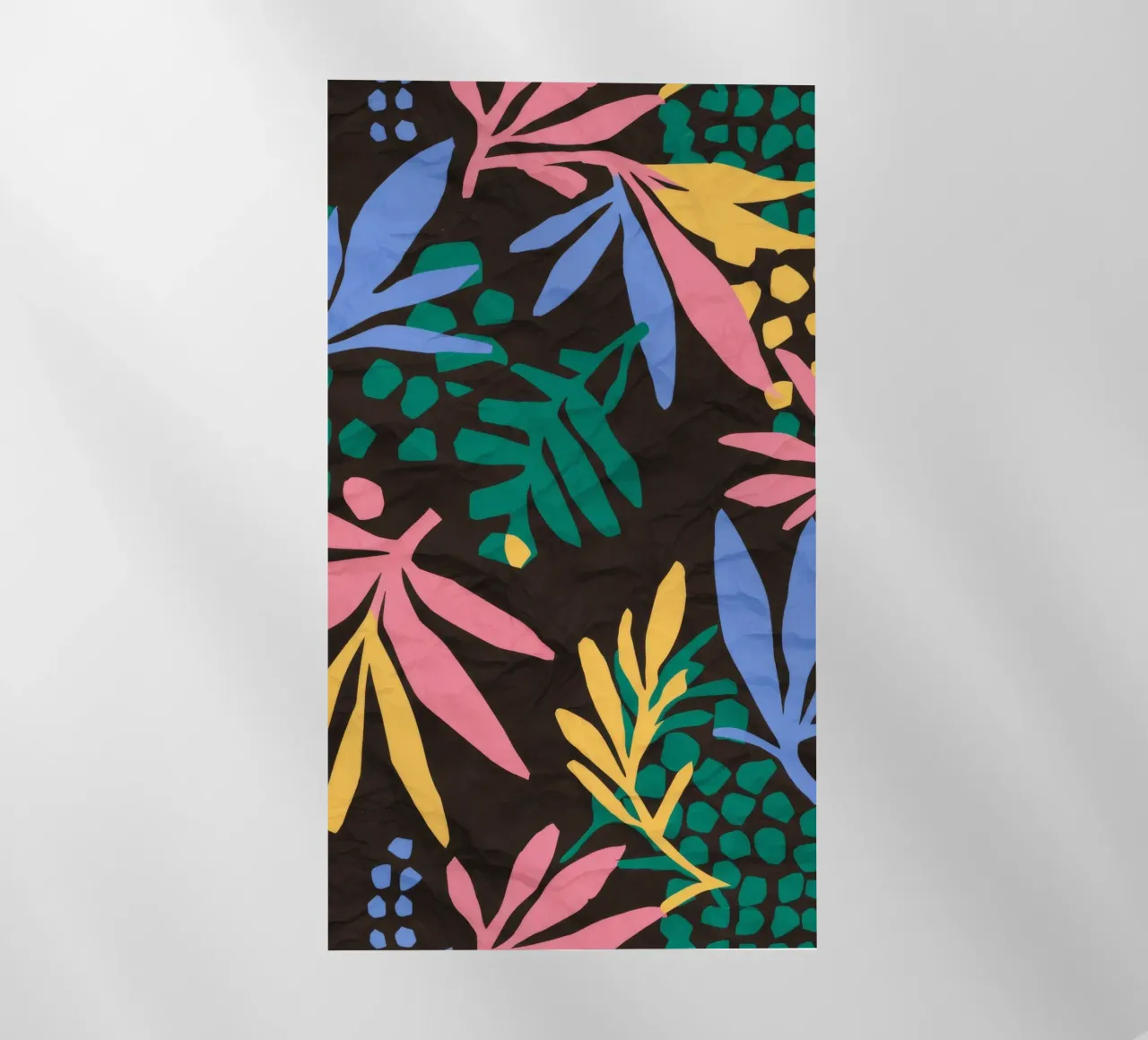 Tropic Noir Elegance film rétro-éclairé de Grande Serene