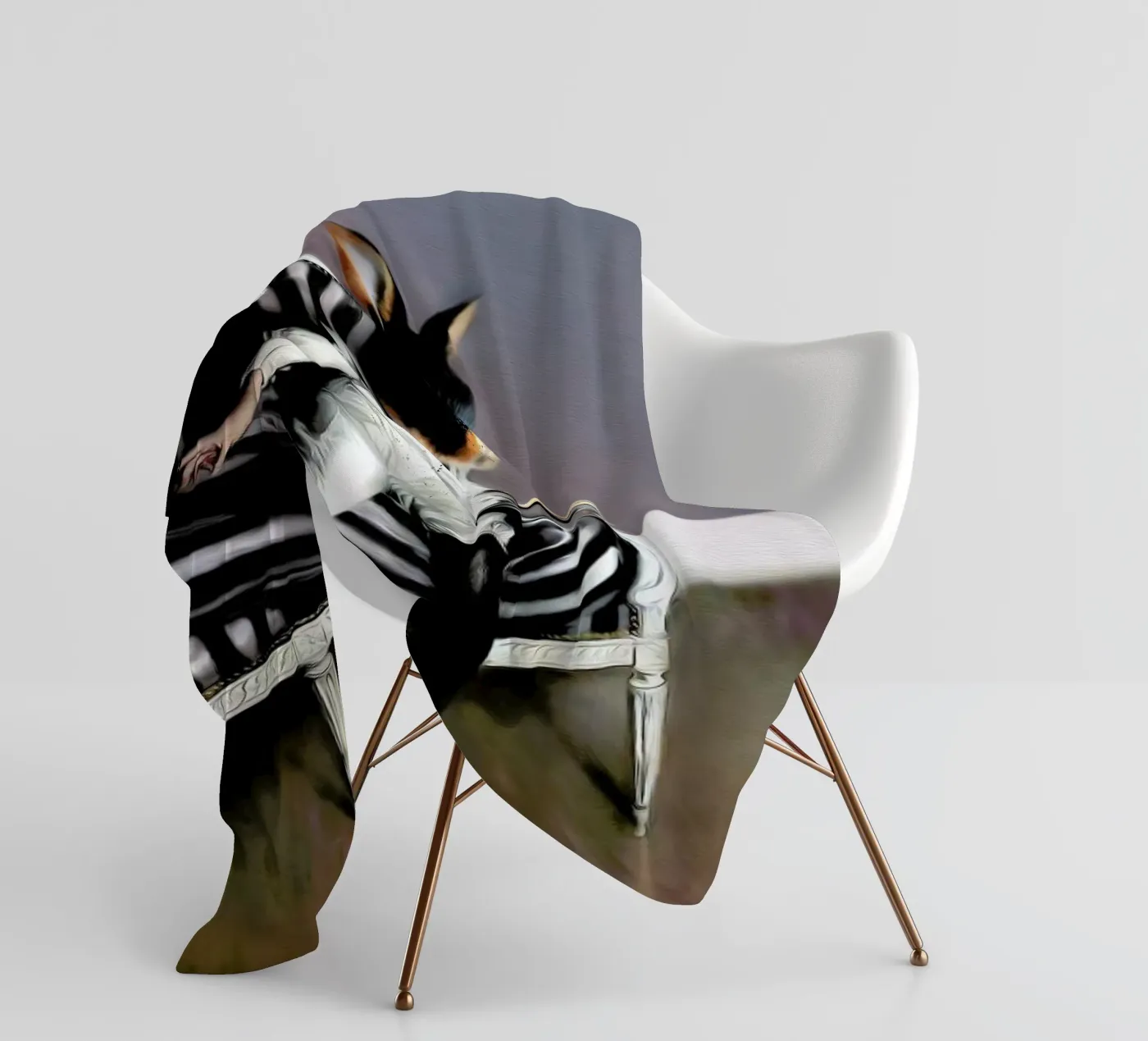 Boldini plaid polaire de Tein Lucasson