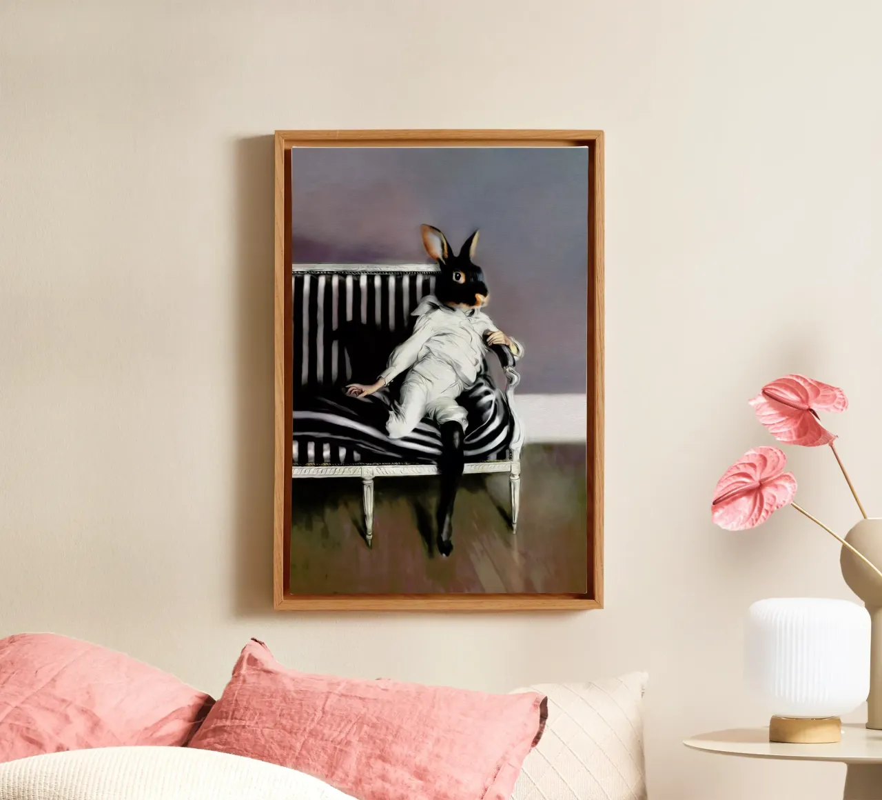 Boldini tela con Cornice a cassetta da Tein Lucasson
