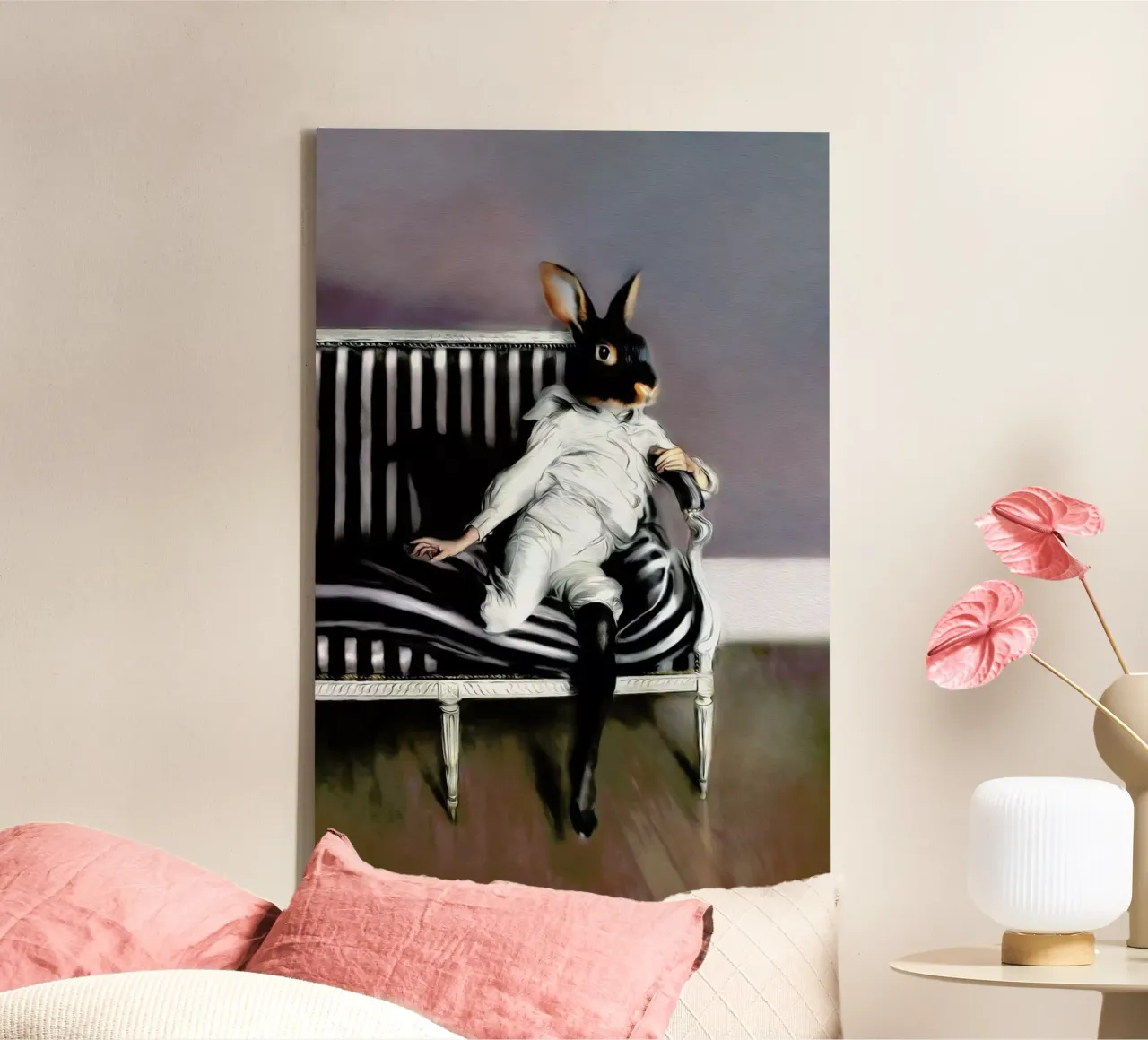 Boldini tela con Cornice a cassetta da Tein Lucasson