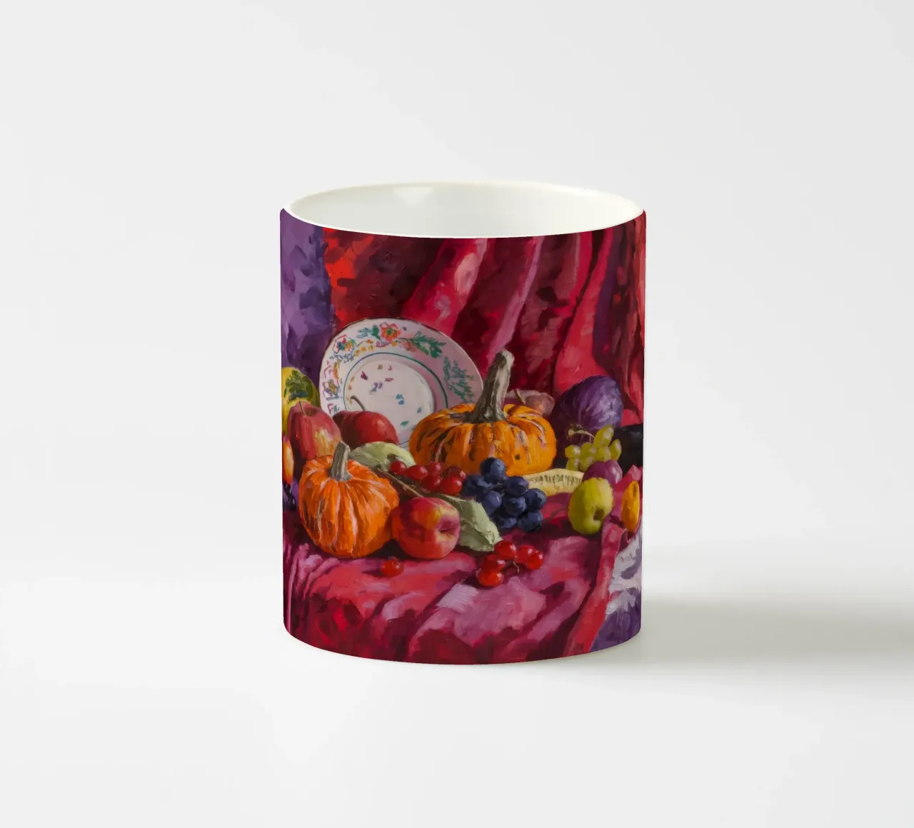 Natura morta autunnale tazza in ceramica da Lush Essence