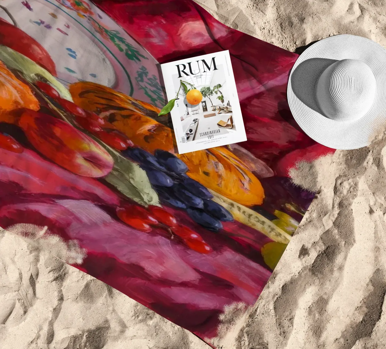 Natura morta autunnale telo mare da Lush Essence