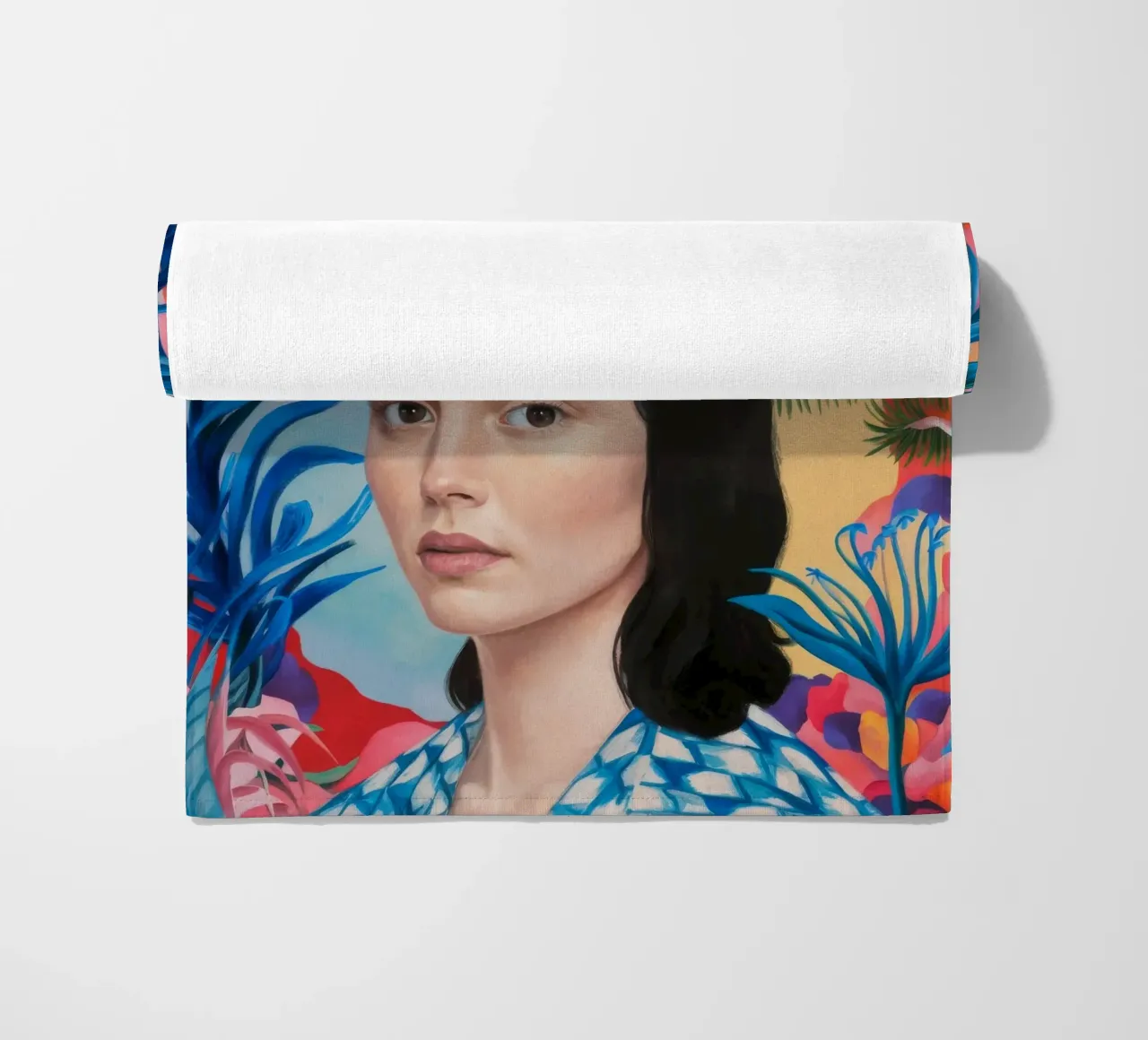 Palme di Verdant Gaze telo mare da Vivid Reverie
