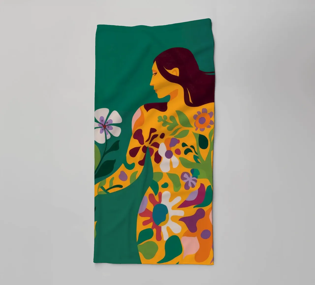 Floral Body Bloom towel by Lumie Layers
