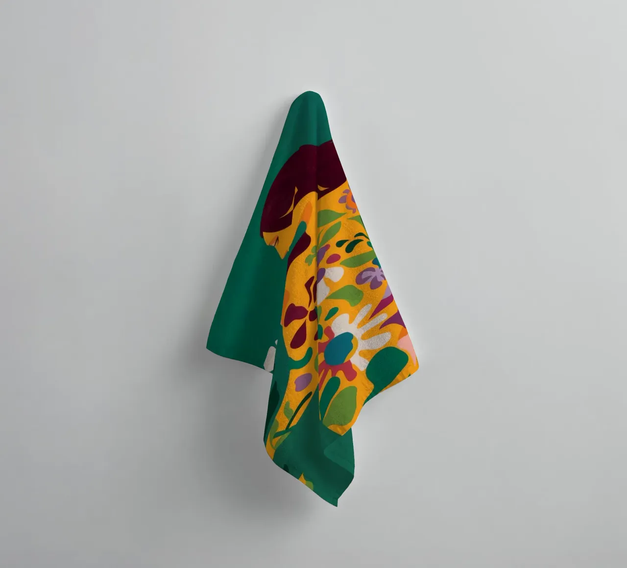 Floral Body Bloom towel by Lumie Layers