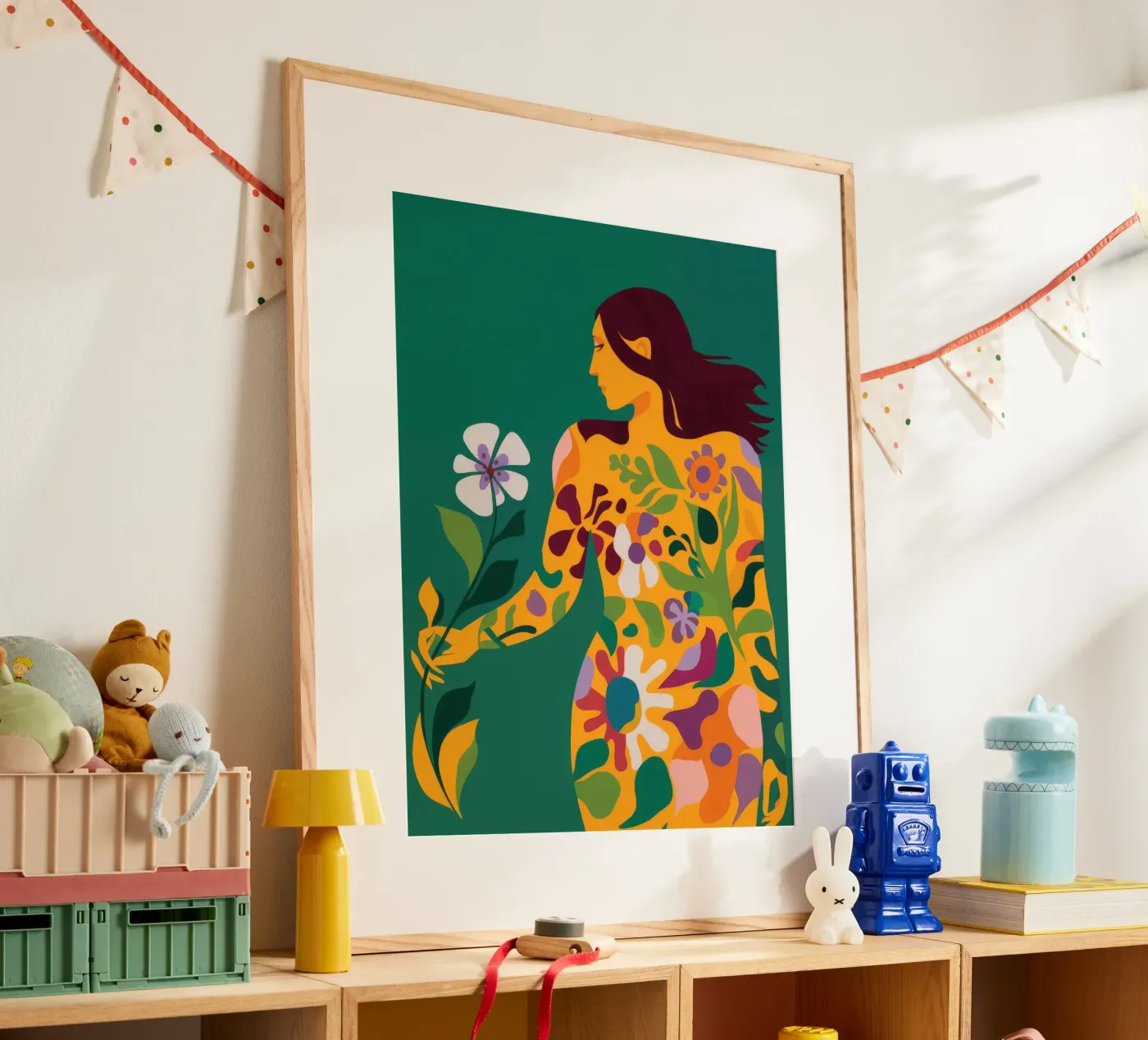 Corps fleuri poster de Lumie Layers