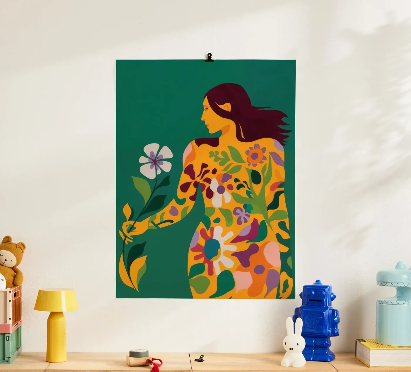 Corps fleuri poster de Lumie Layers