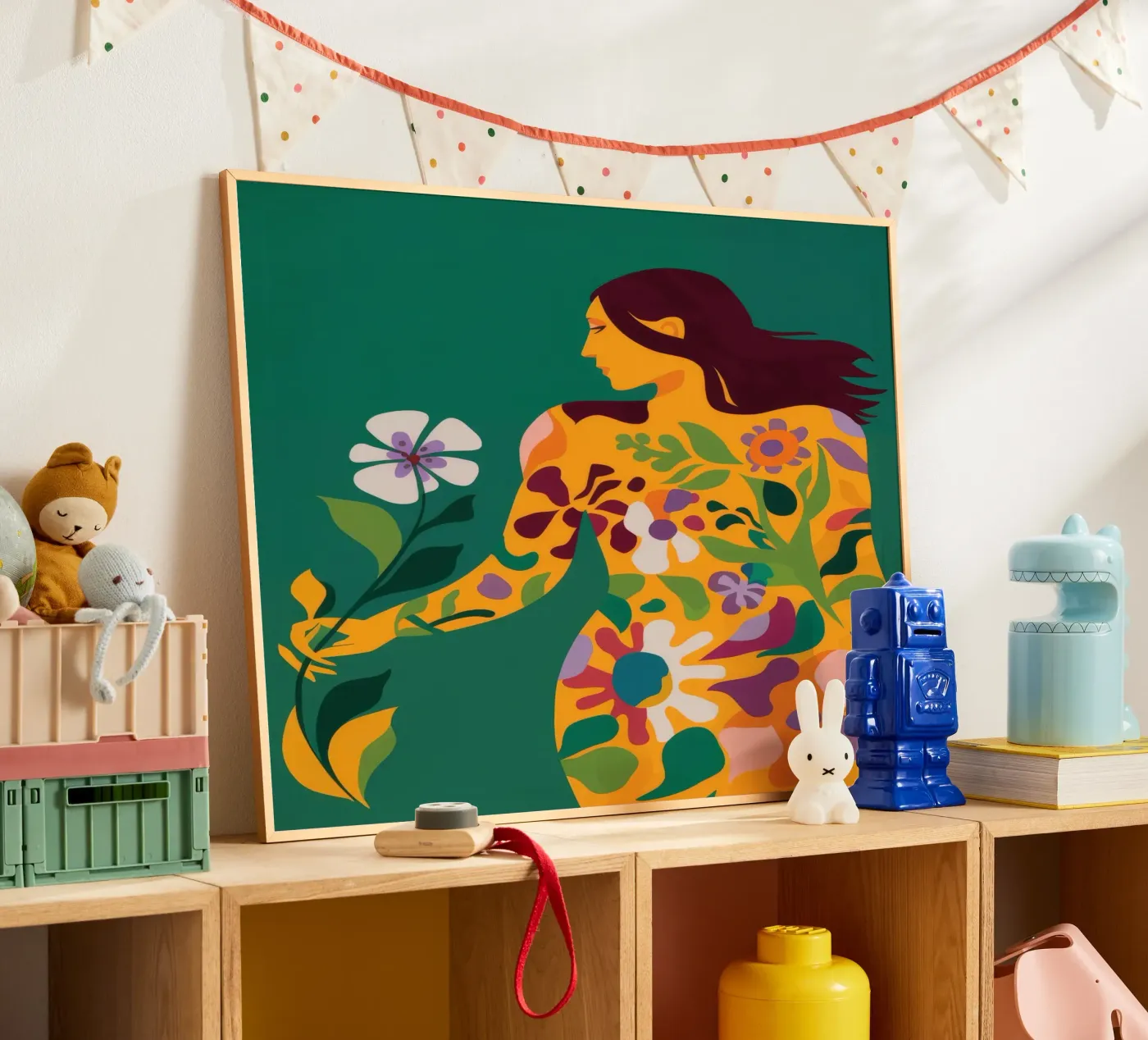 Corps fleuri poster de Lumie Layers