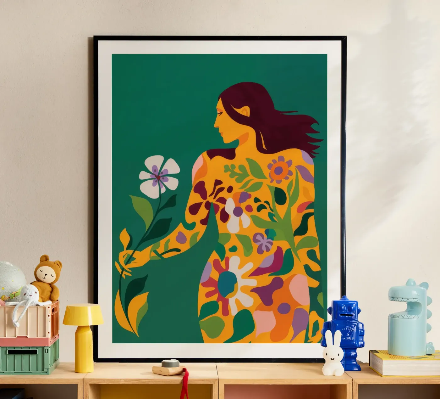 Corps fleuri poster de Lumie Layers