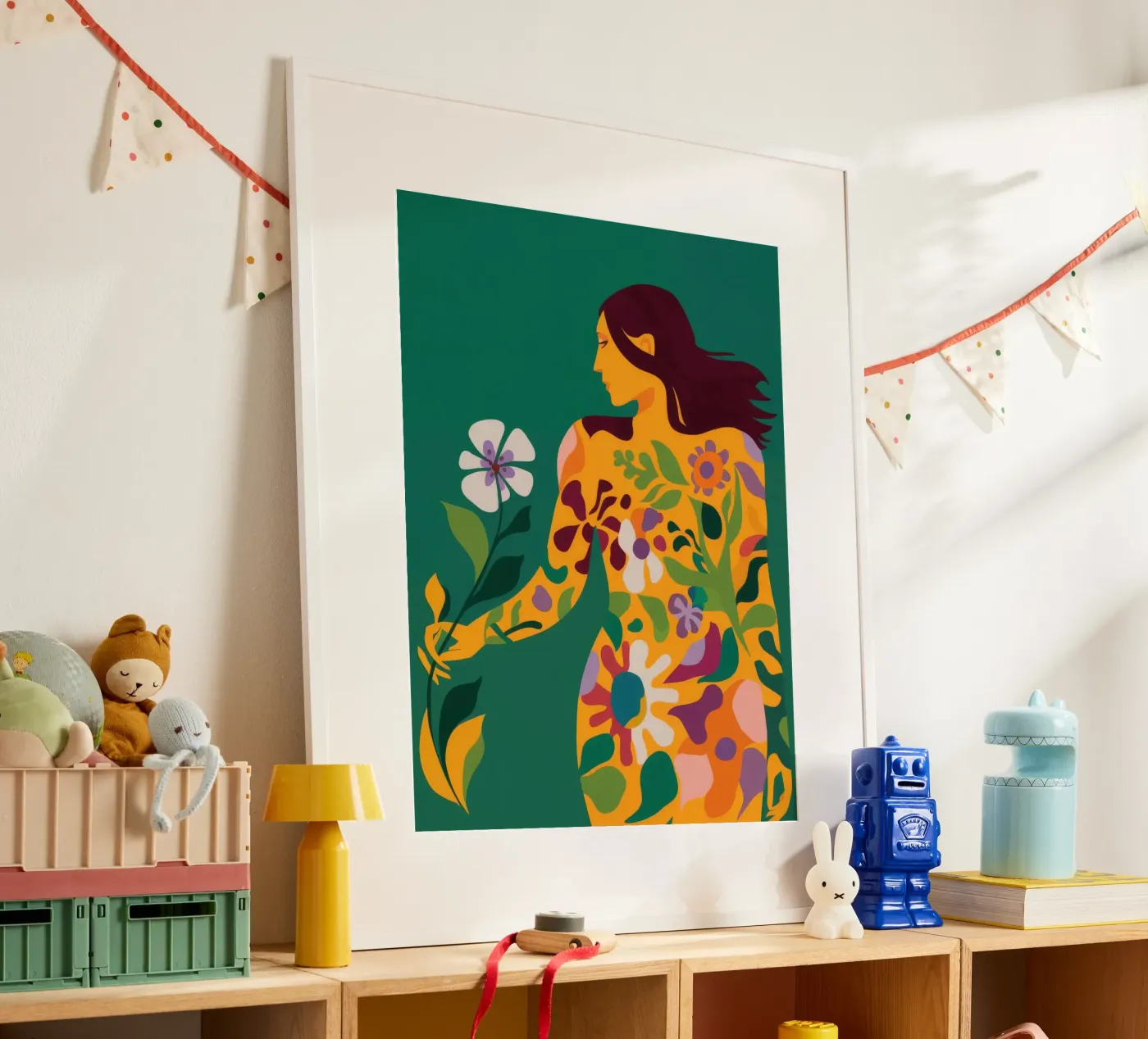 Corps fleuri poster de Lumie Layers