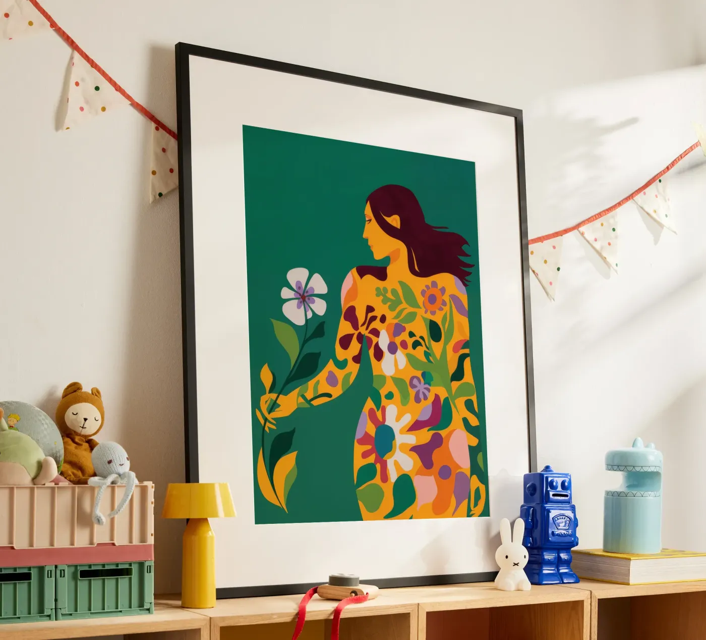 Corps fleuri poster de Lumie Layers