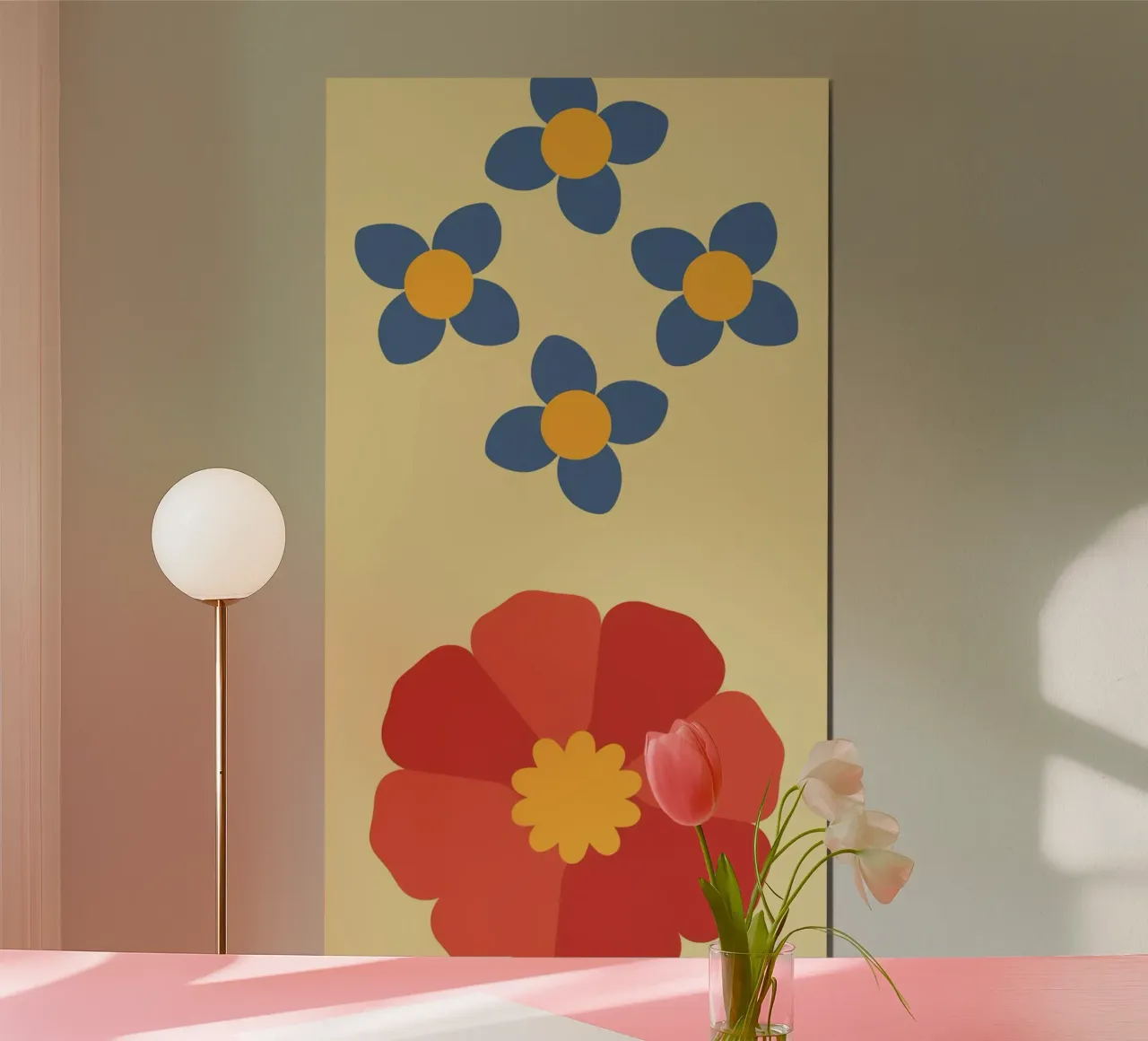 Retro Petal Pattern carta hahnemühle da Moonlite Desire