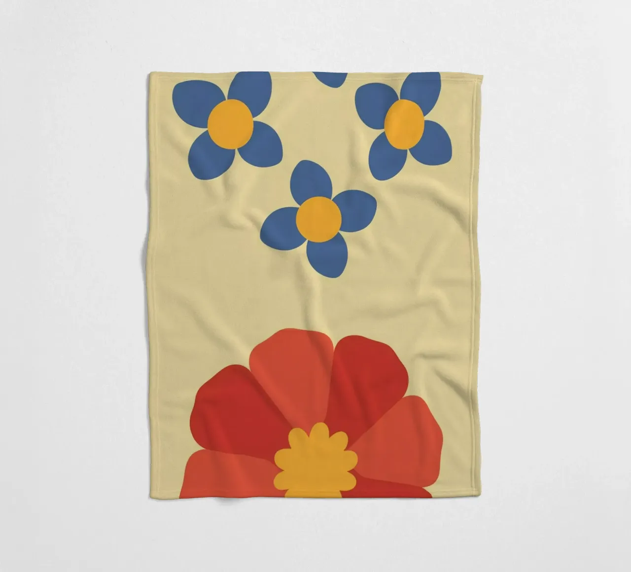 Retro Petal Pattern coperta in pile da Moonlite Desire