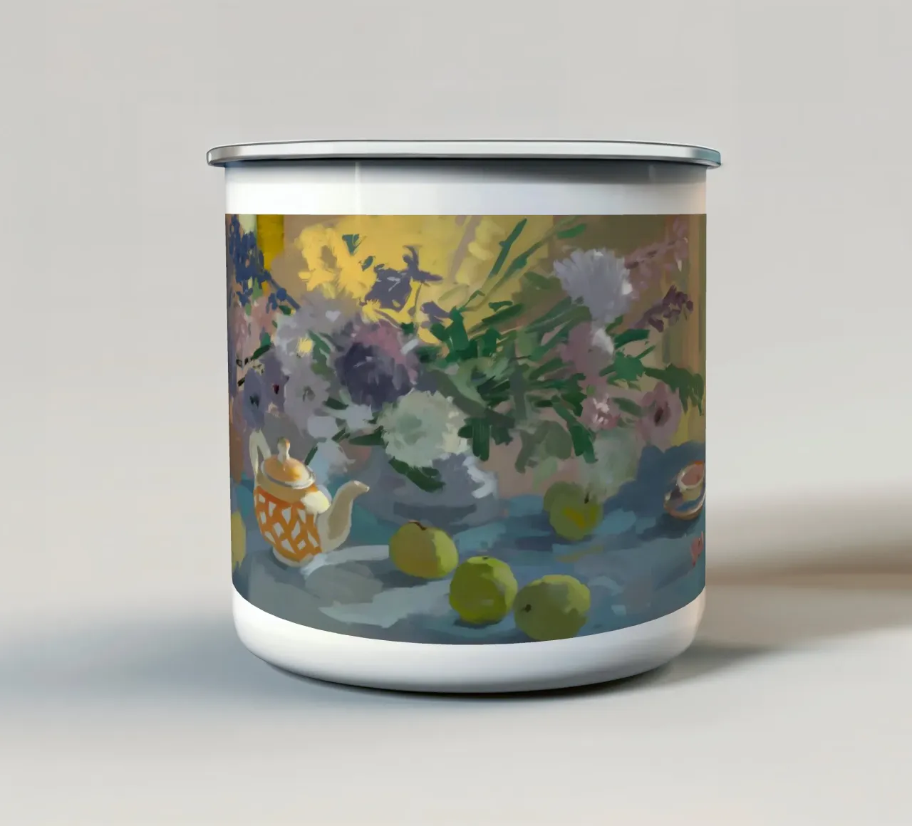 Tonalità di fioritura effimera tazza in smalto da Radiance Landscape