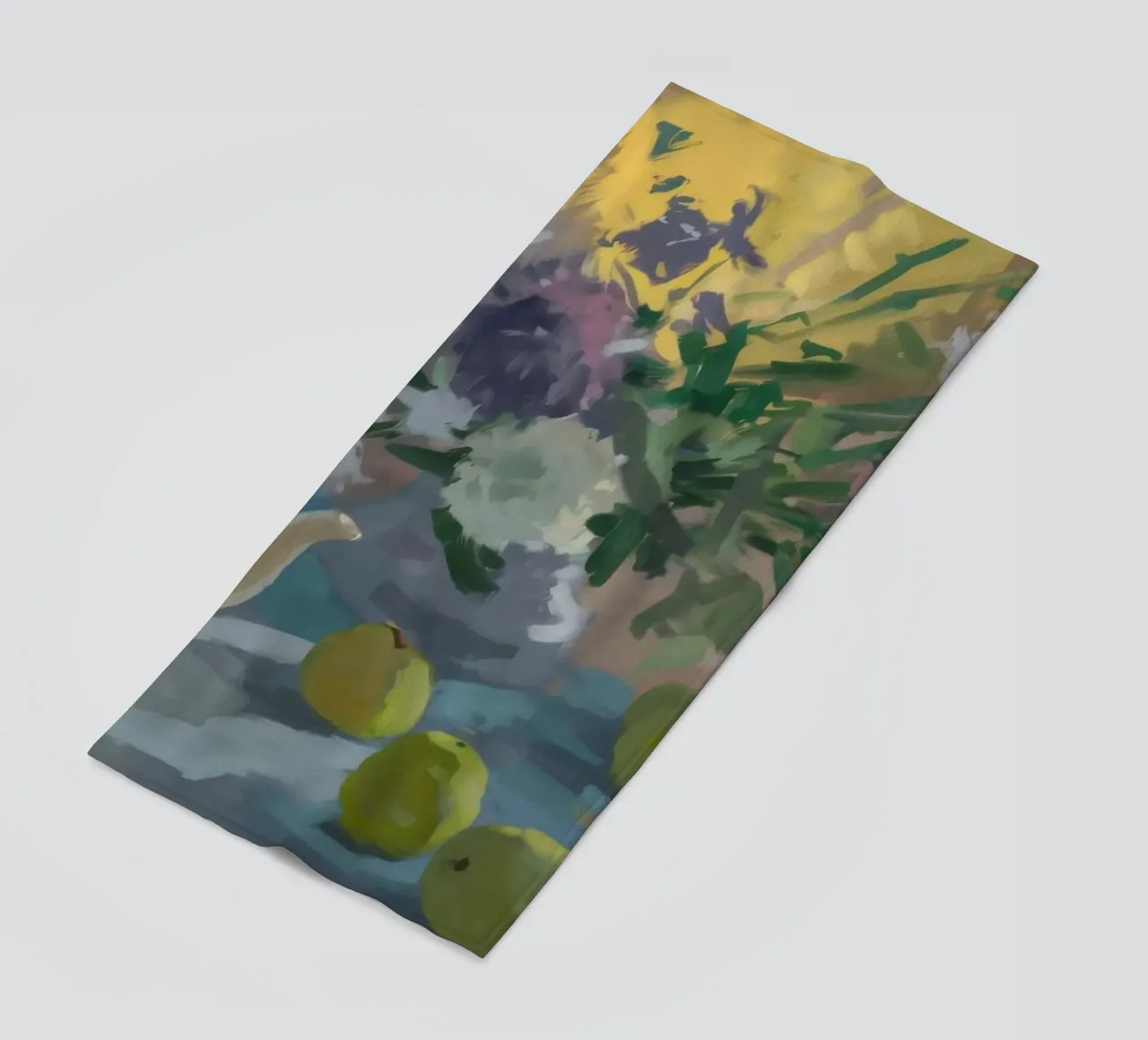 Ephemeral Bloom Hues beach towel by Radiance Landscape
