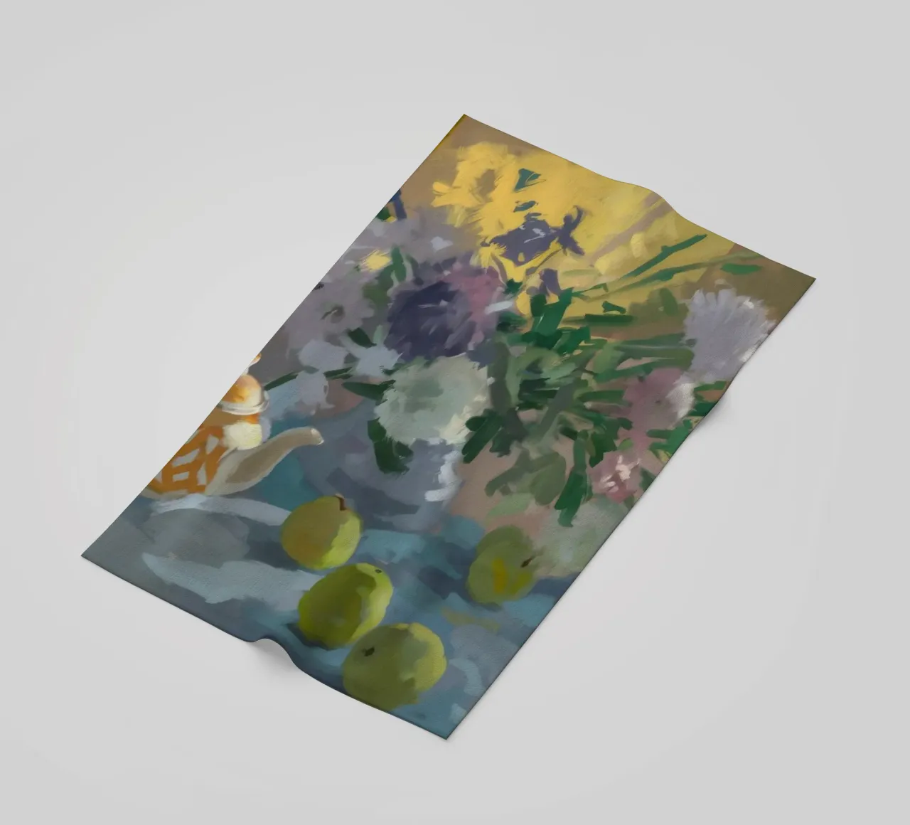Ephemeral Bloom Hues beach towel by Radiance Landscape