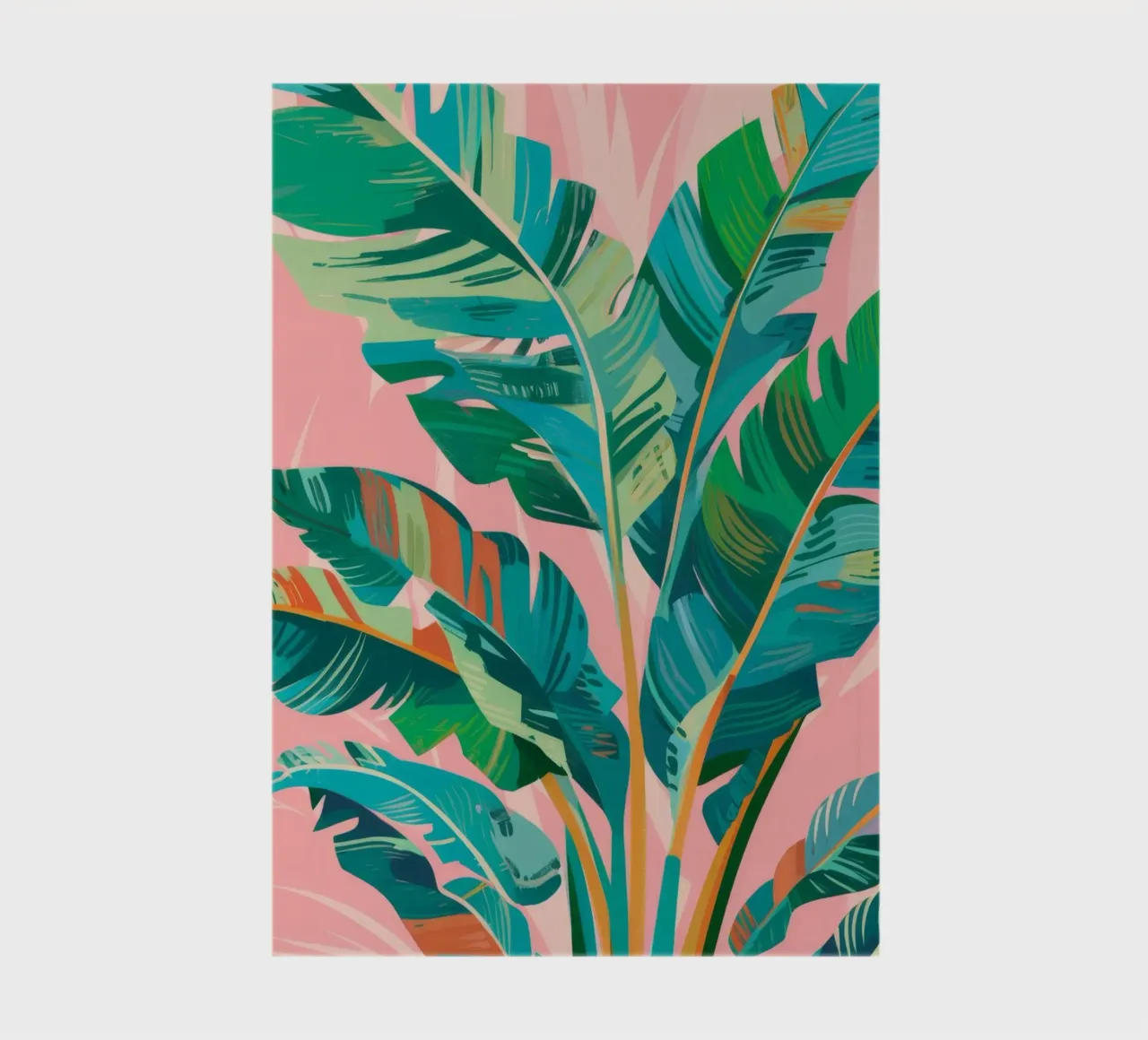 Pastel Palm Breeze notitieboek van Grande Serene