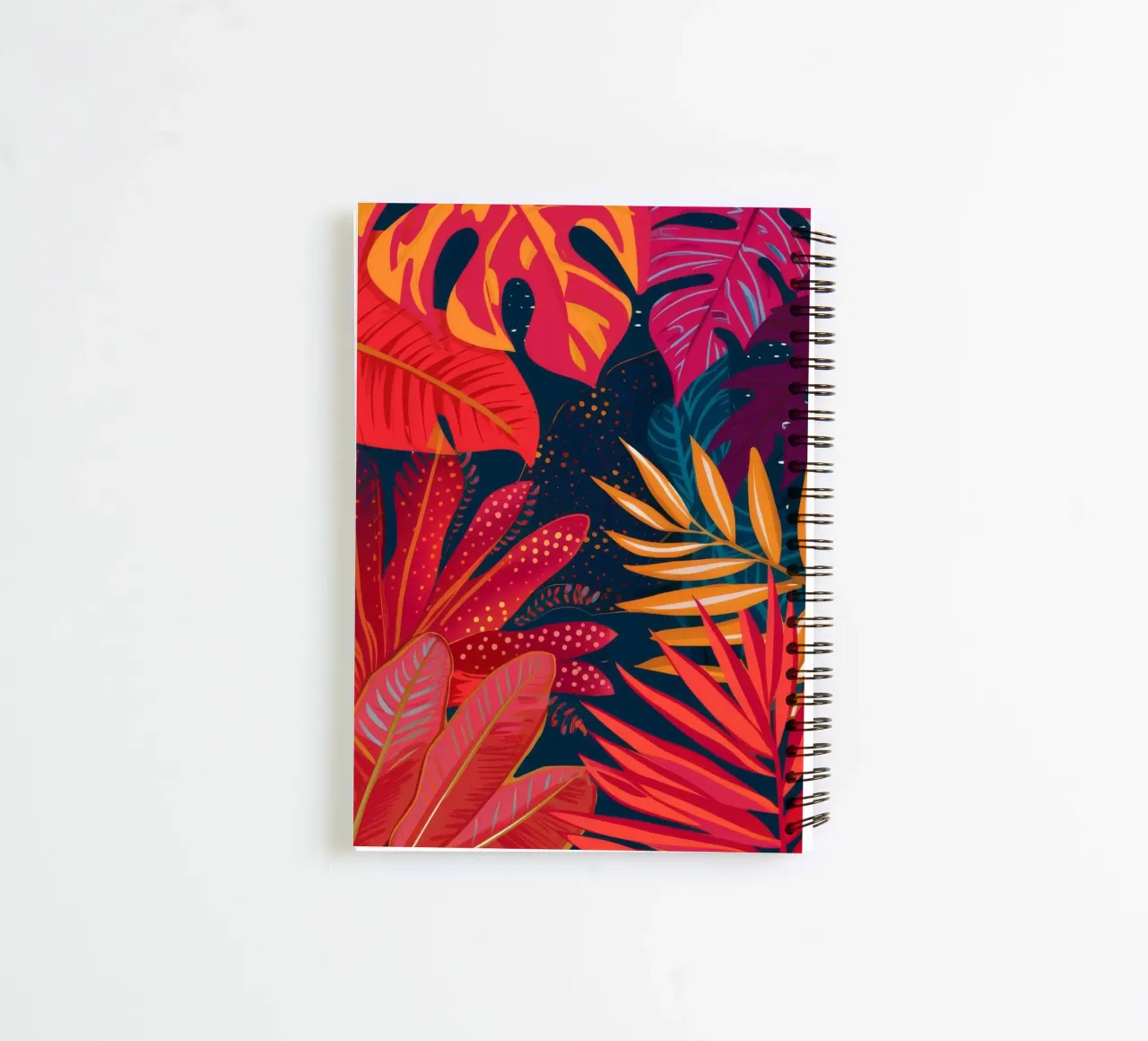 Densidad de la hoja carmesí cuaderno de espiral de Grande Serene