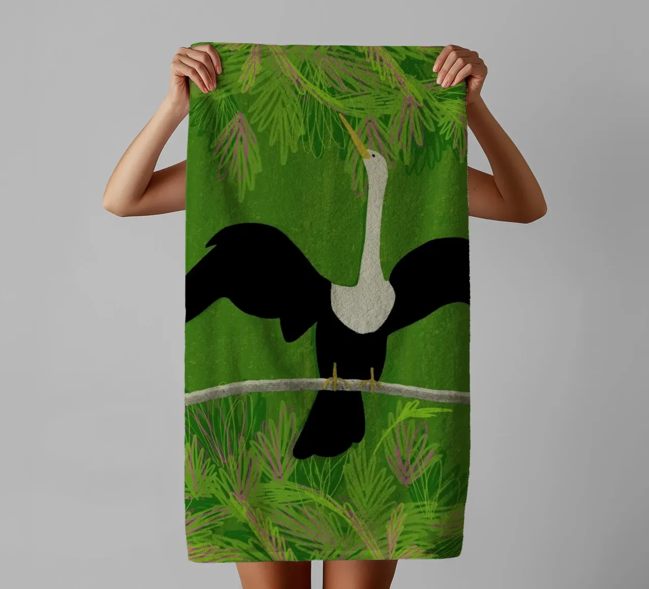 River Heron towel by Be Mart