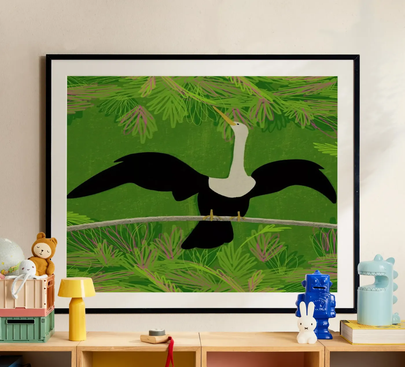 River Heron poster da Be Mart