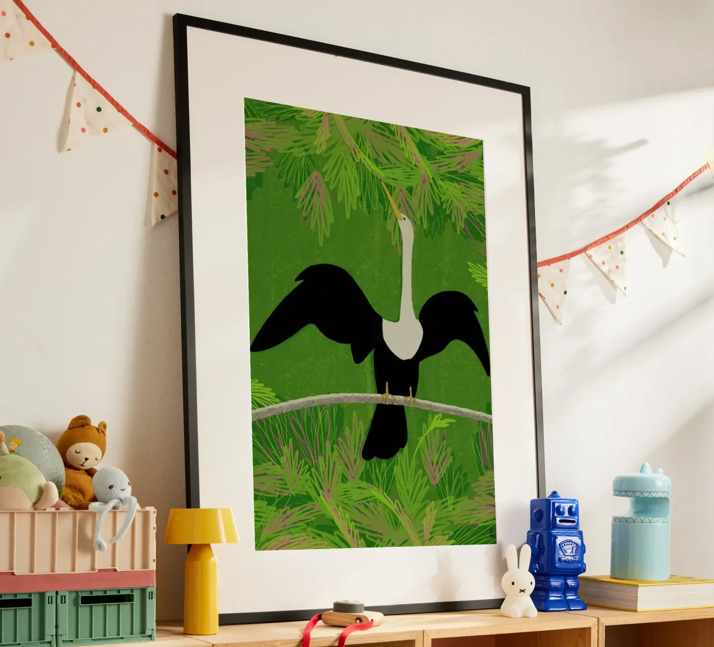 River Heron poster da Be Mart