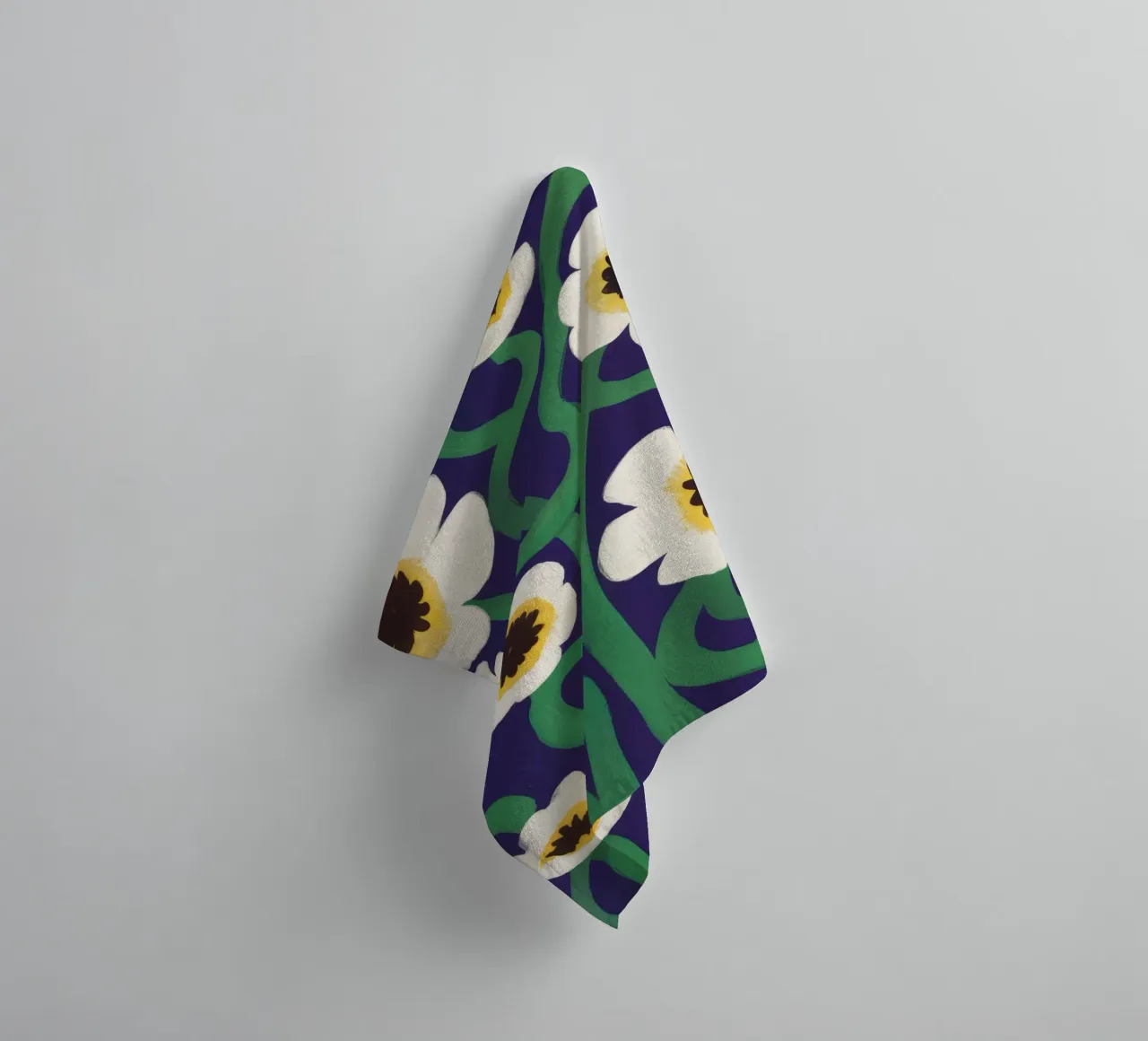 Midnight Garden Gaze towel by Moonlite Desire