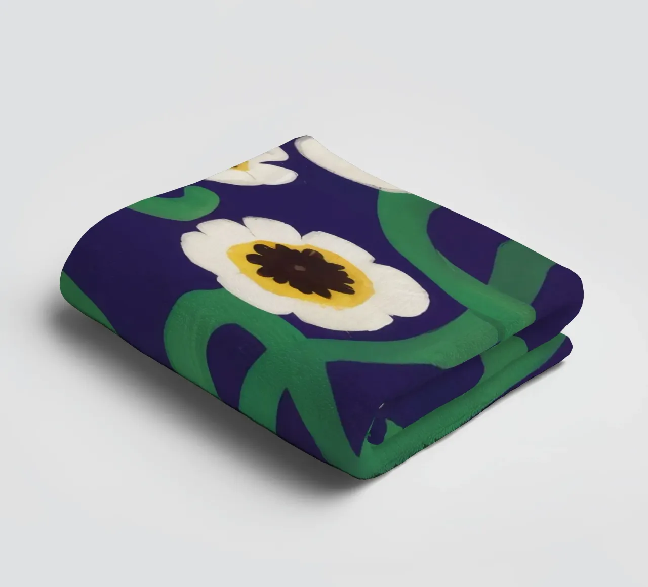 Midnight Garden Gaze towel by Moonlite Desire