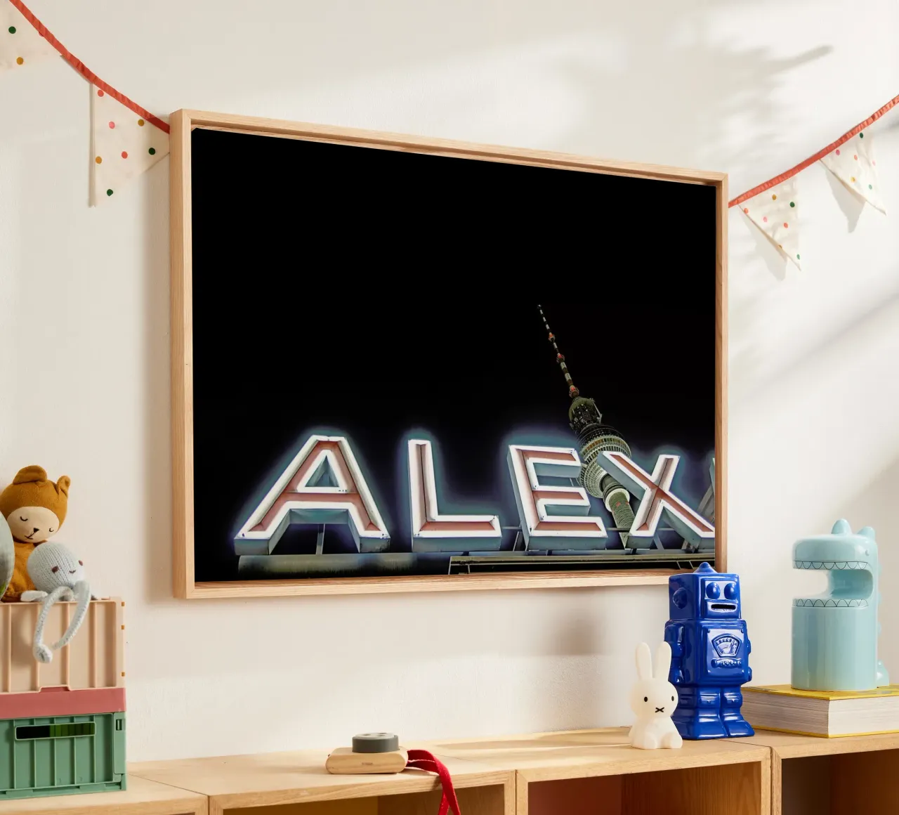 Alex tela con Cornice a cassetta da Michael Belhadi