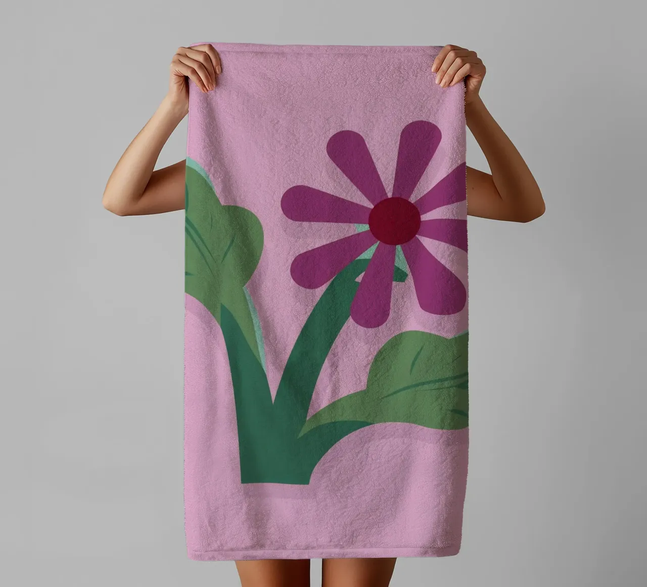 Singular Purple Asterisk towel by Moonlite Desire