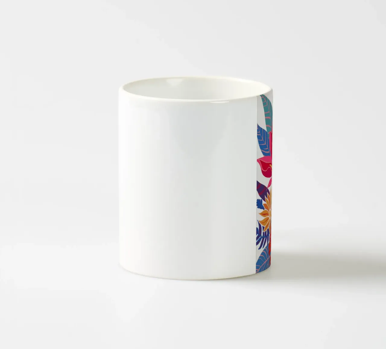 Fogliame da bagliore solare tazza in ceramica da Grande Serene