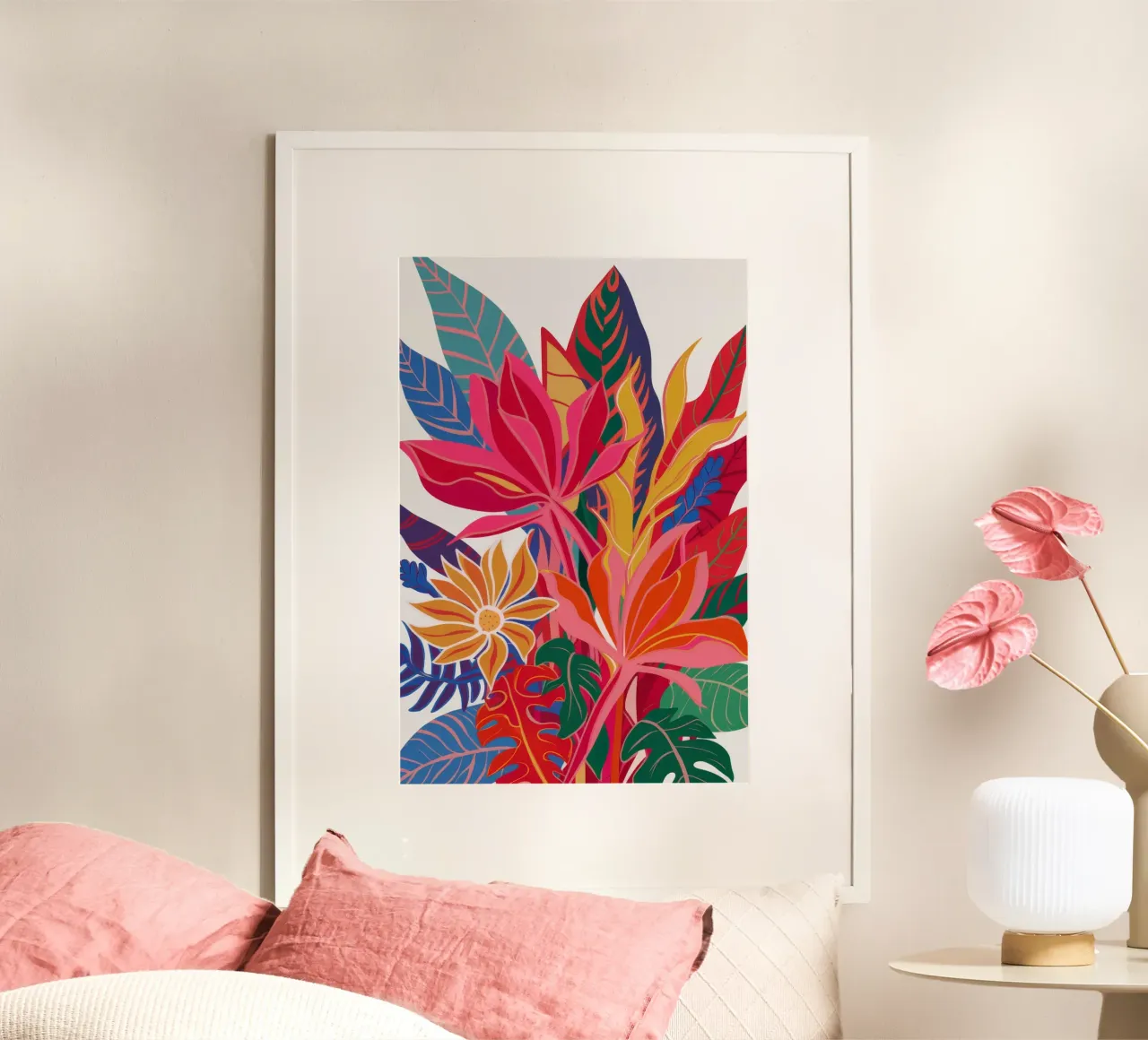 Fogliame da bagliore solare poster da Grande Serene