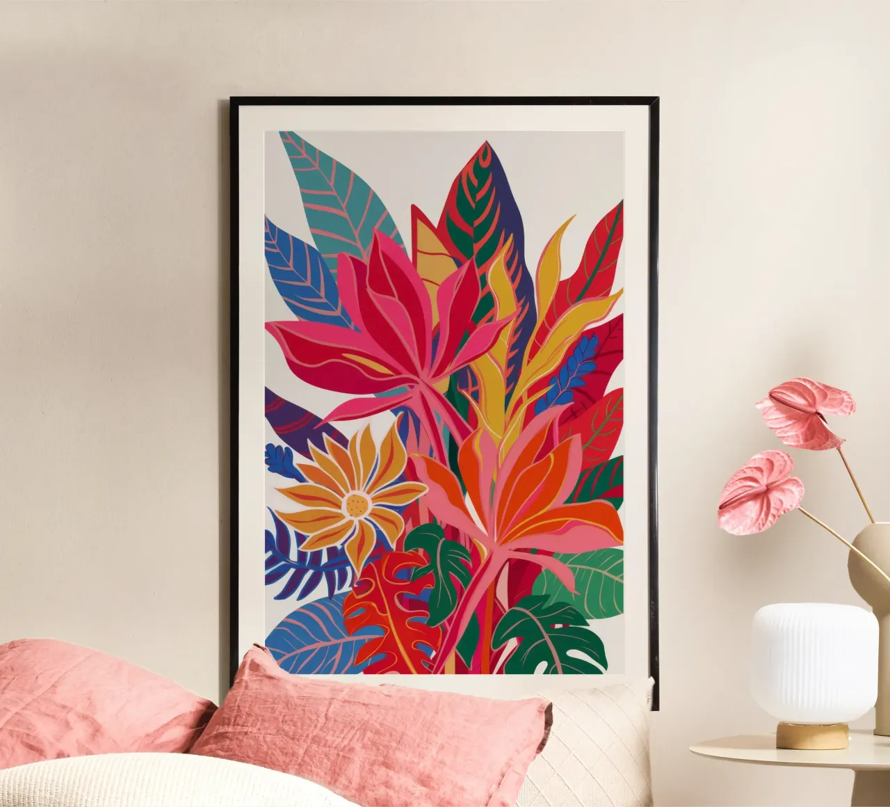 Fogliame da bagliore solare poster da Grande Serene