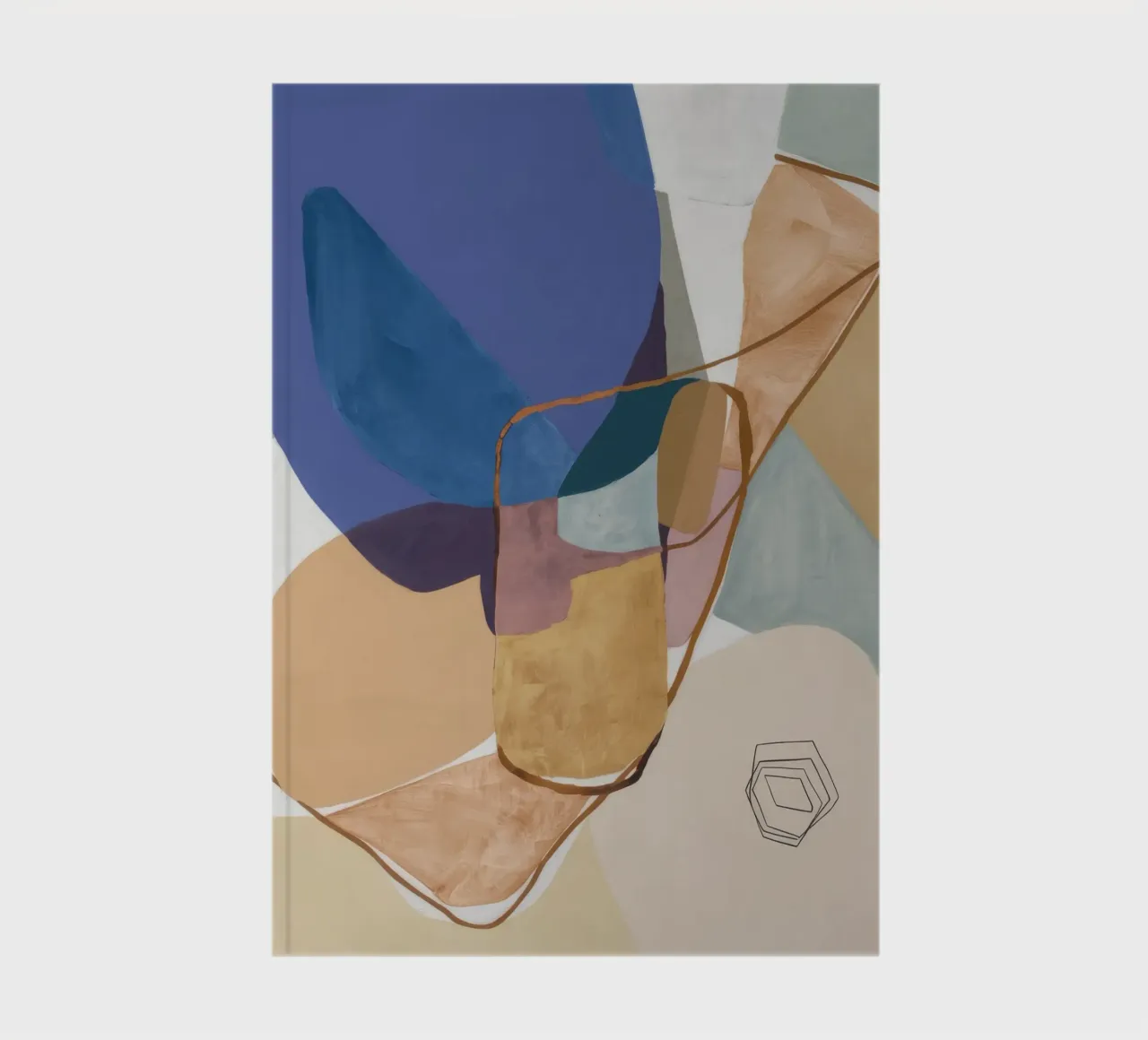 Ockerstrom-Rhapsodie Notizbuch von Vivid Reverie