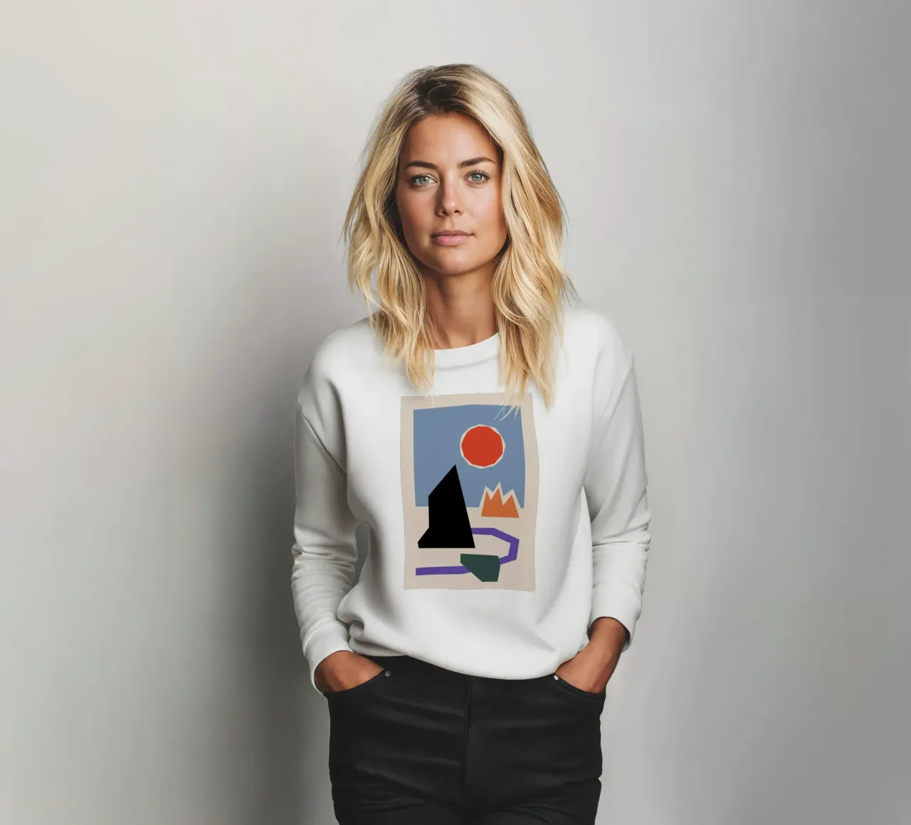 Around the Corner felpa da Pure